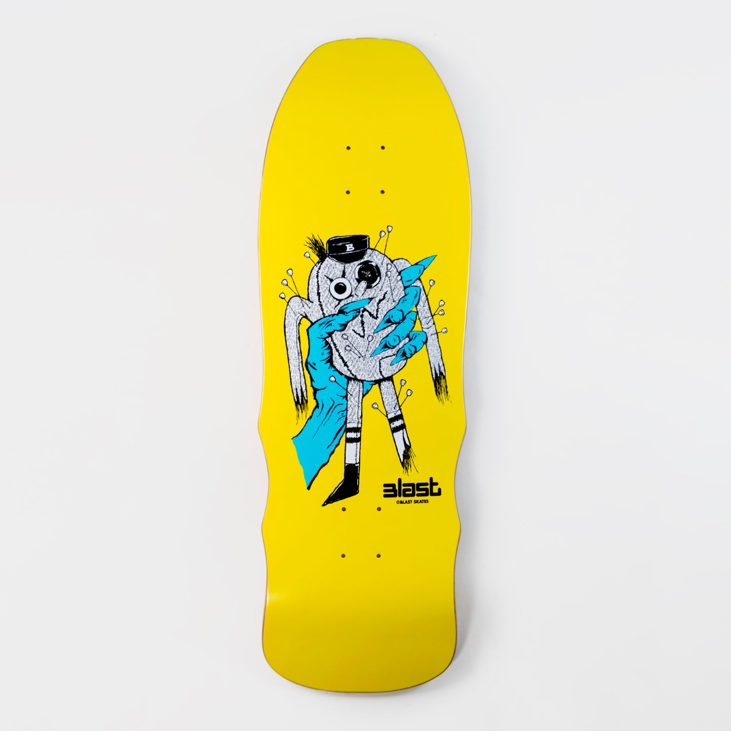 Blast Skates Voodoo Mascot Deck 10.25"- Yellow - Prime Delux Store