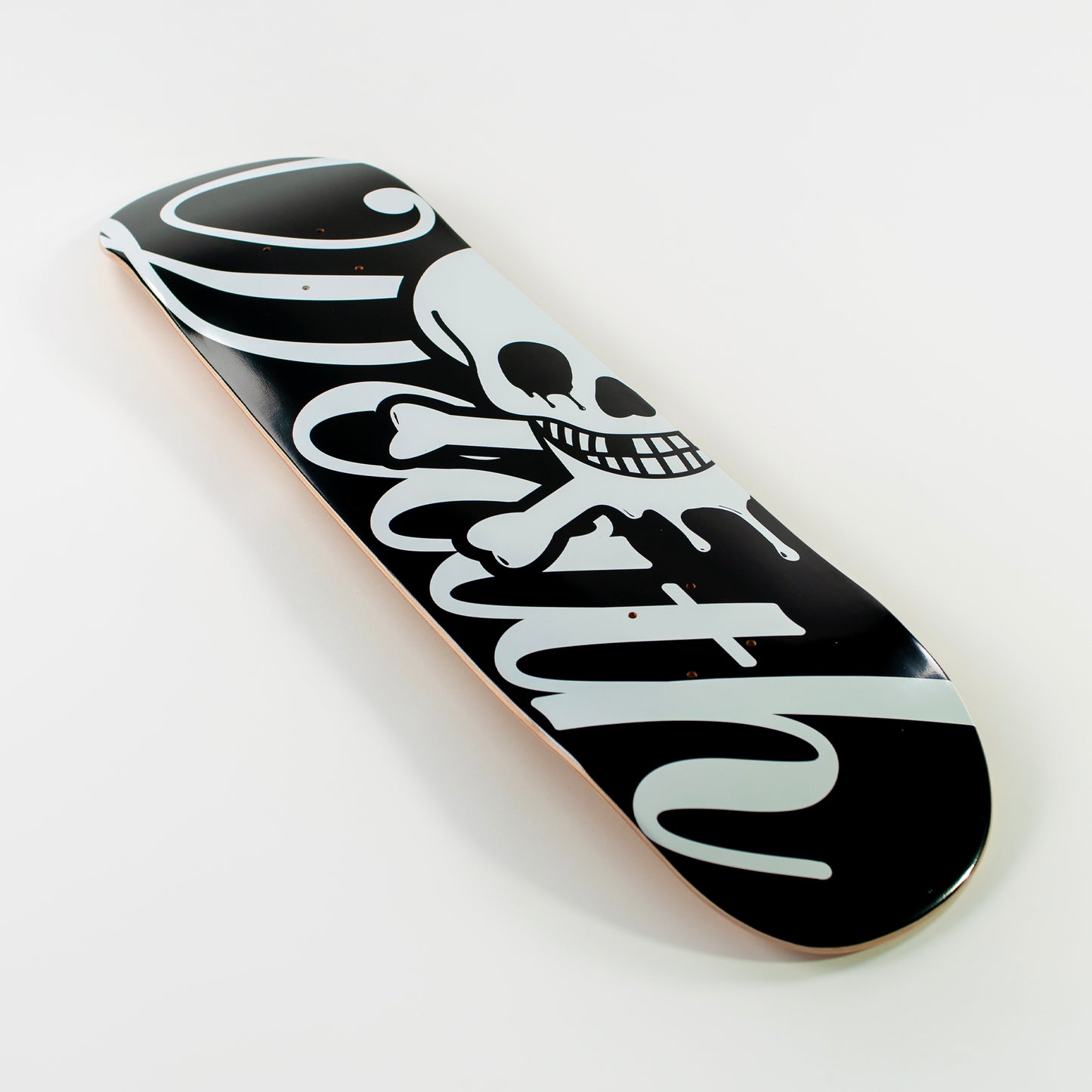 Death 8.625" Script Popsicle² Deck - Black/ White - Prime Delux Store