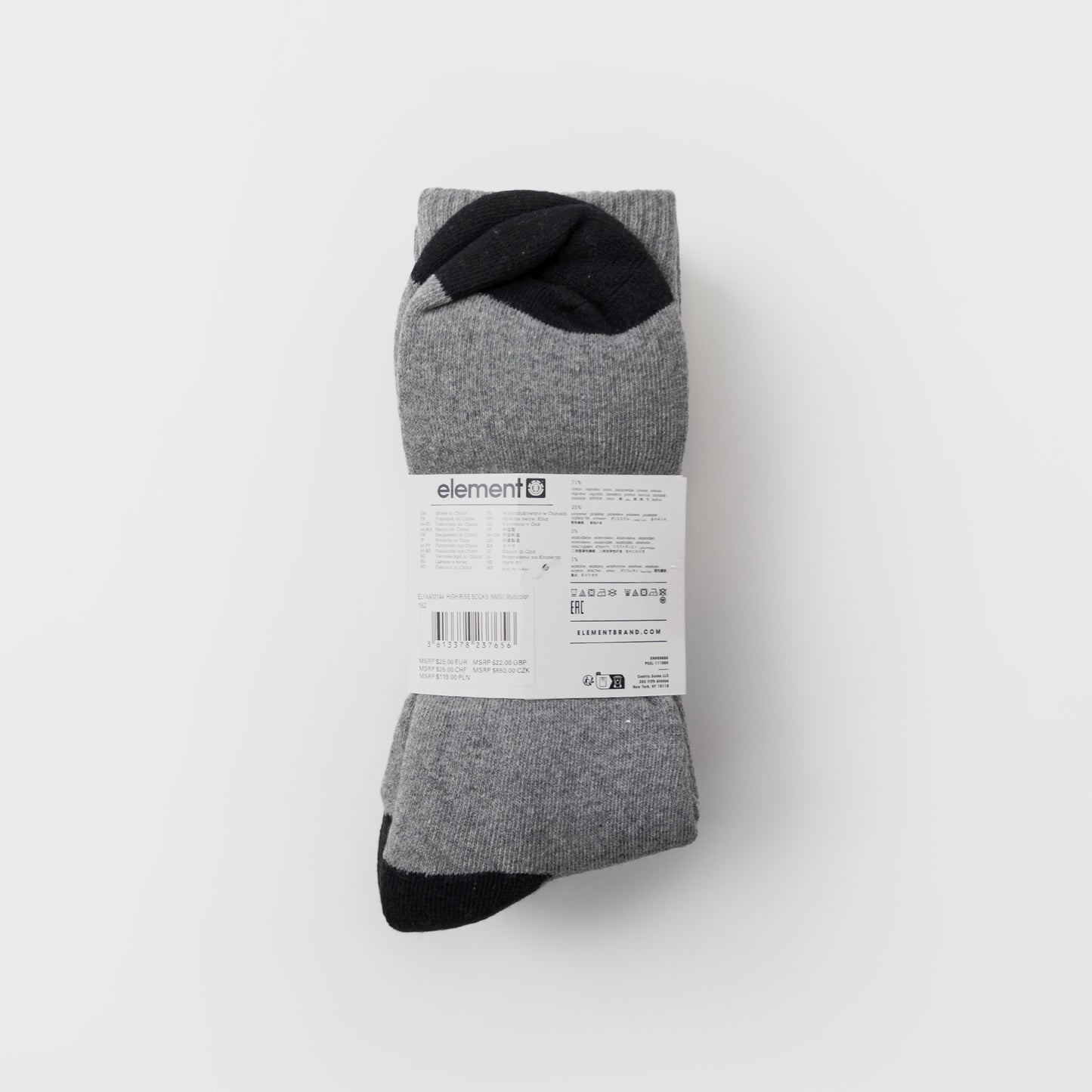 Element High Rise Five Pack Socks - Multi - Prime Delux Store