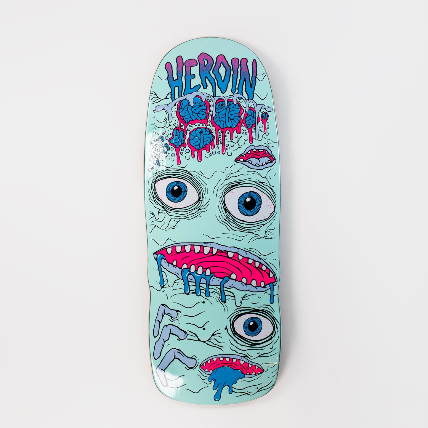 Heroin 10.5" Mini Mutator Deck - Blue - Prime Delux Store