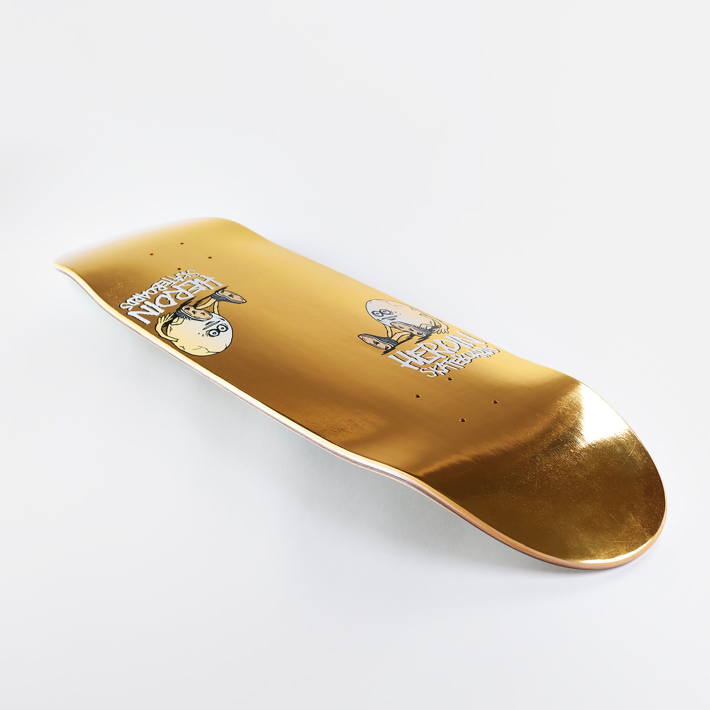Heroin 9.25" The Symmetrical Gold Egg Deck - Gold - Prime Delux Store