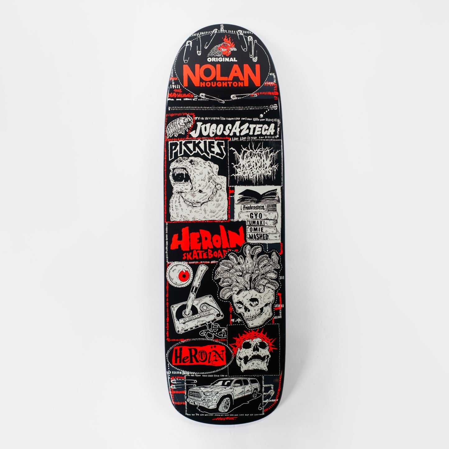 Heroin 9.6" Nolan's Original Deck - Black - Prime Delux Store
