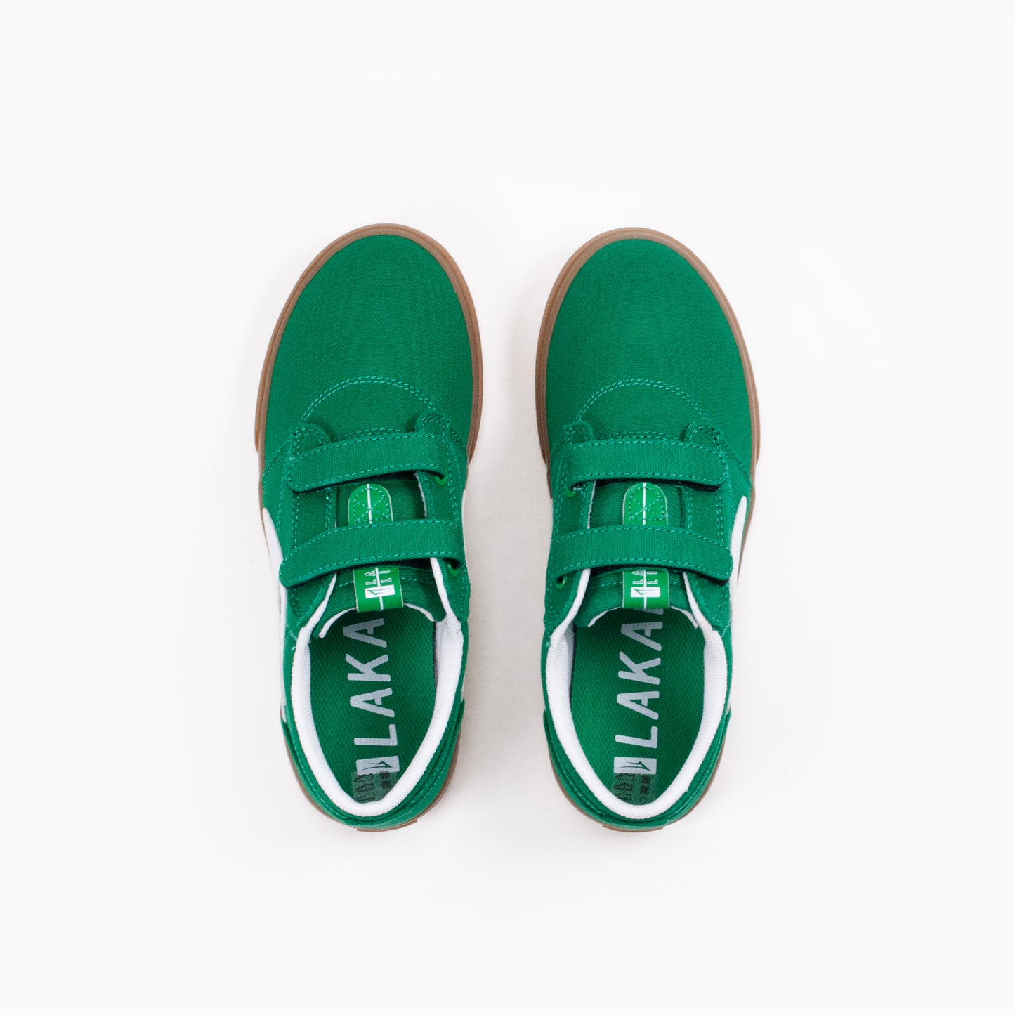 Lakai Griffin Kids Canvas Shoes - Green/ Gum - Prime Delux Store
