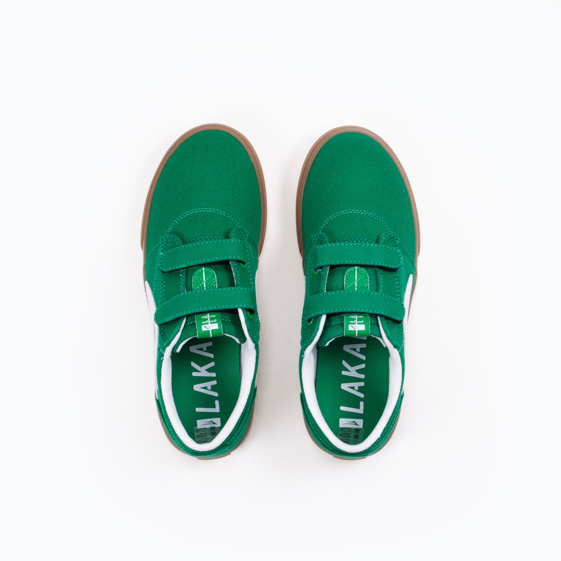 Lakai Griffin Kids Canvas Shoes - Green/ Gum - Prime Delux Store