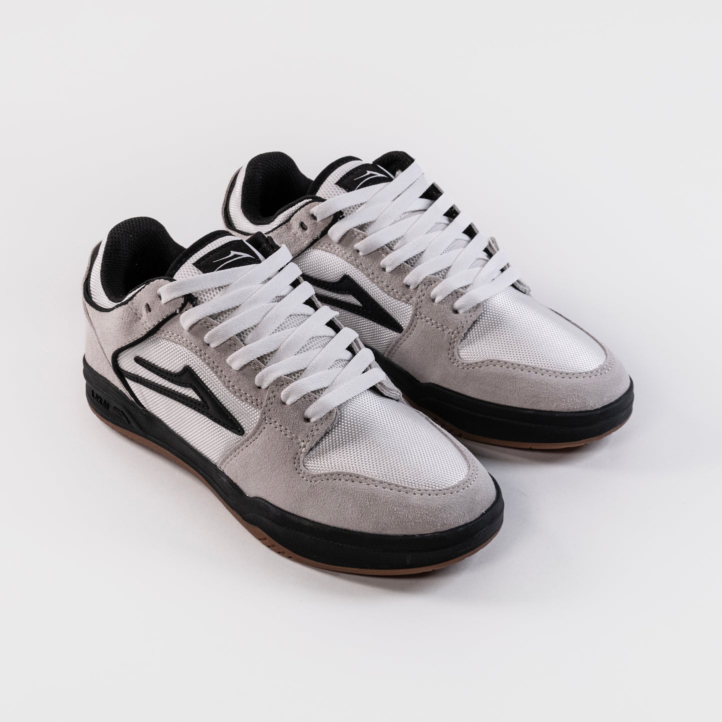 Lakai Telford Low Skate Shoes - White/Black, available at Prime Delux Store, Plymouth, Devon, UK.