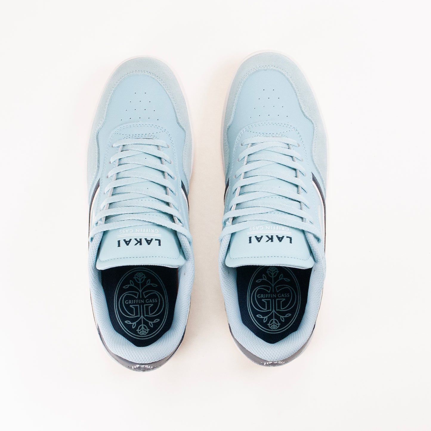 Lakai Terrace Skate Shoes - Light Blue/ Blue - Prime Delux Store