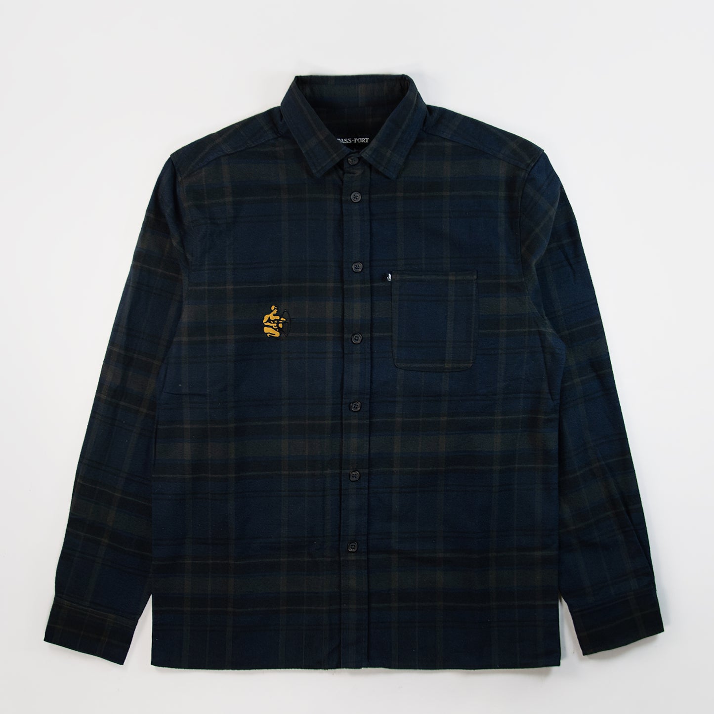 Pass Port - Potters Mark Workers Flannel - Navy