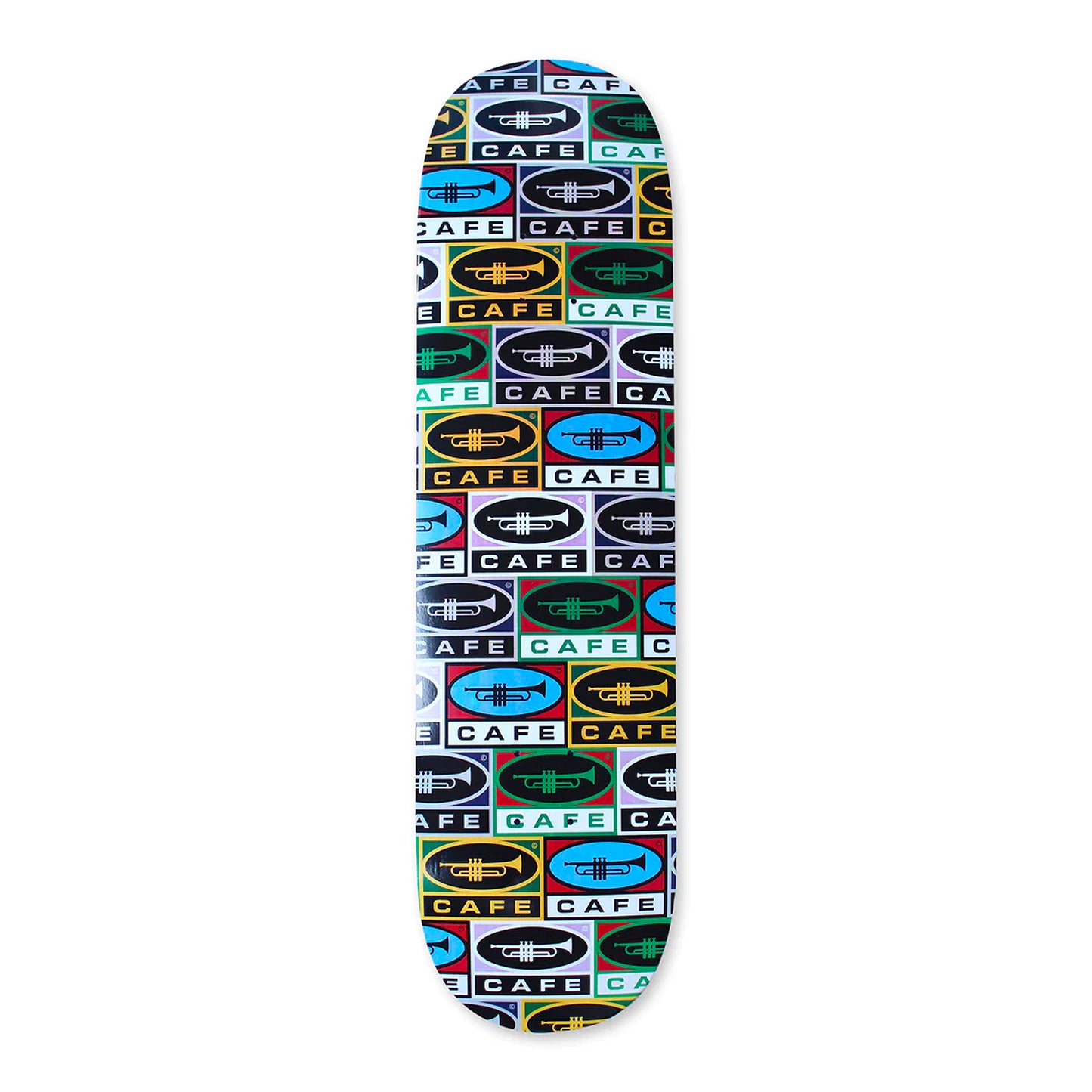 Skateboard Cafe Trumpet Collage Deck C2 Shape Multi - 8.25" - Prime Delux Store