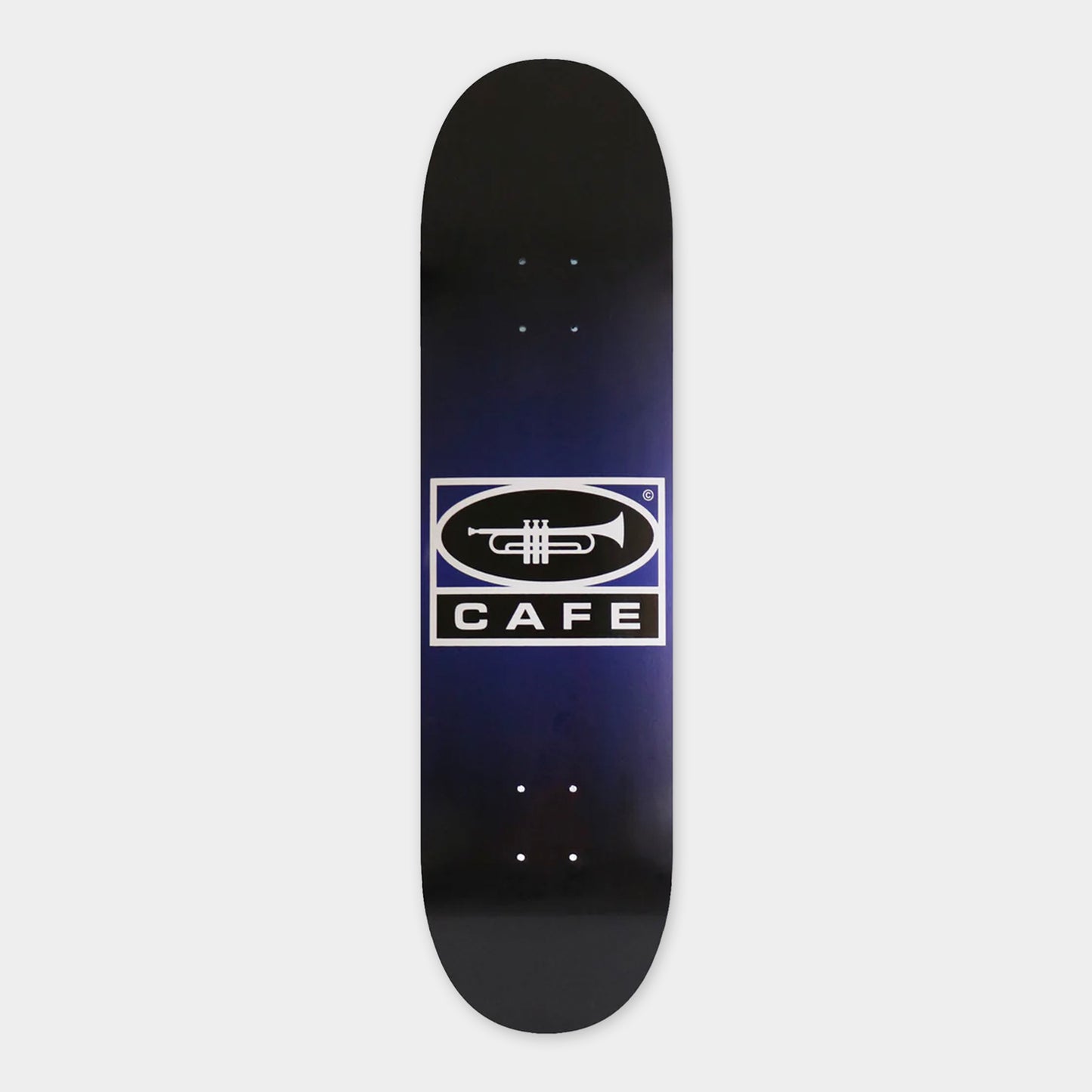 Skateboard Cafe - 8.6" - Trumpet Logo Deck - Navy/Fade - Prime Delux Store