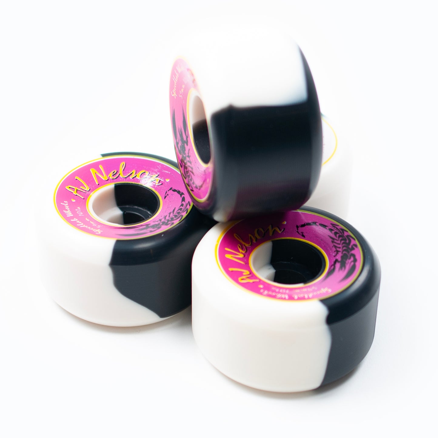 Speedlab - 59mm 101a AJ Nelson Special Edition Wheels - Black/ White - Prime Delux Store
