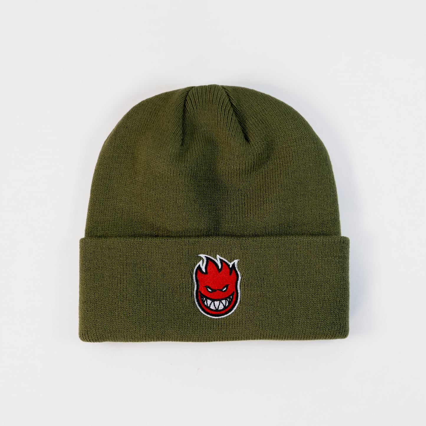 Spitfire Bighead Fill Beanie - Olive/Red - Prime Delux Store