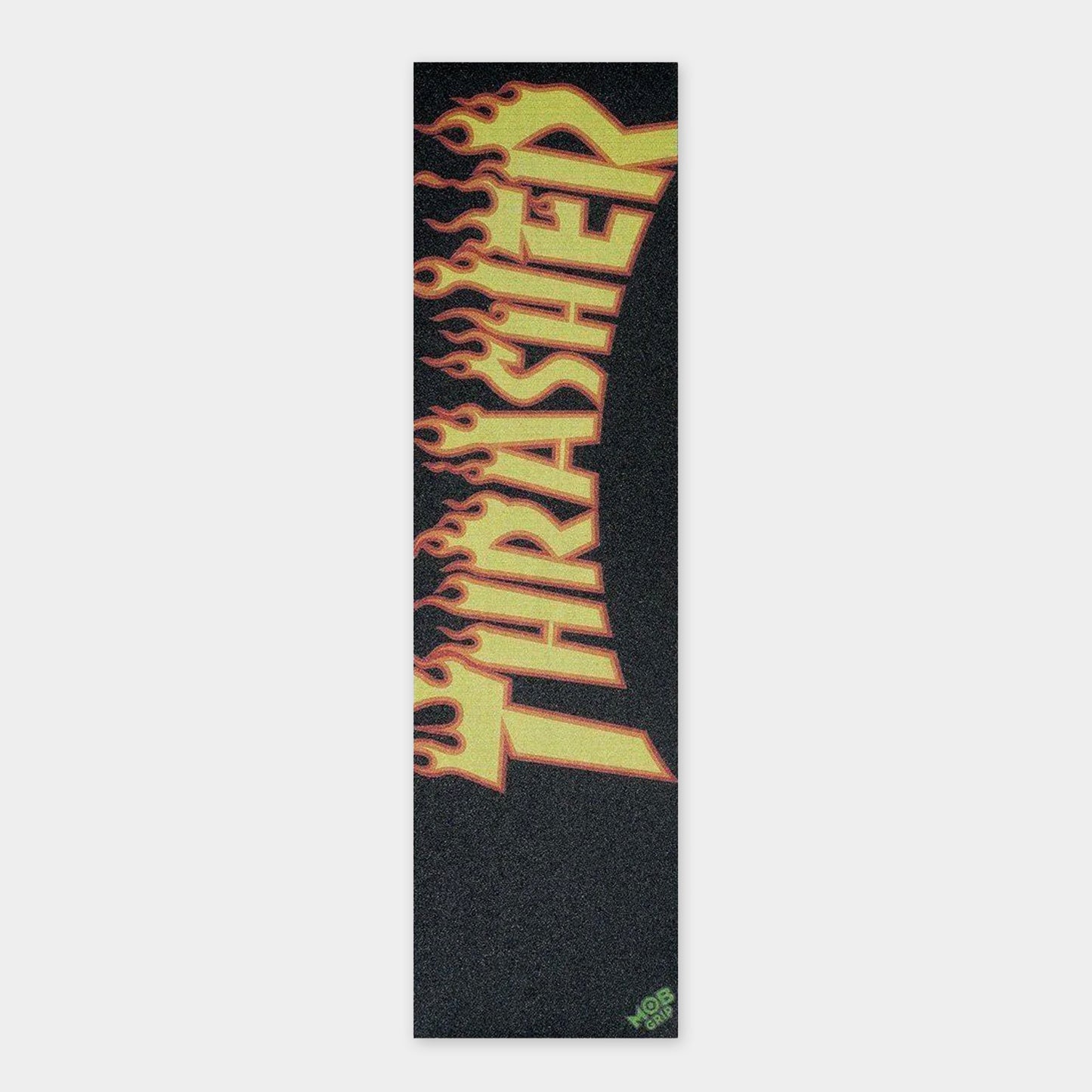Mob 33 x 9" Thrasher Flame Griptape Sheet - Yellow / Orange - Prime Delux Store