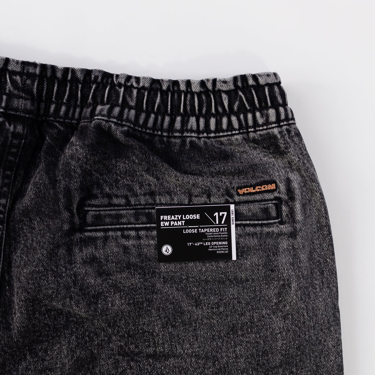 Volcom Freazy EW Denim - Light Acid Black - Prime Delux Store