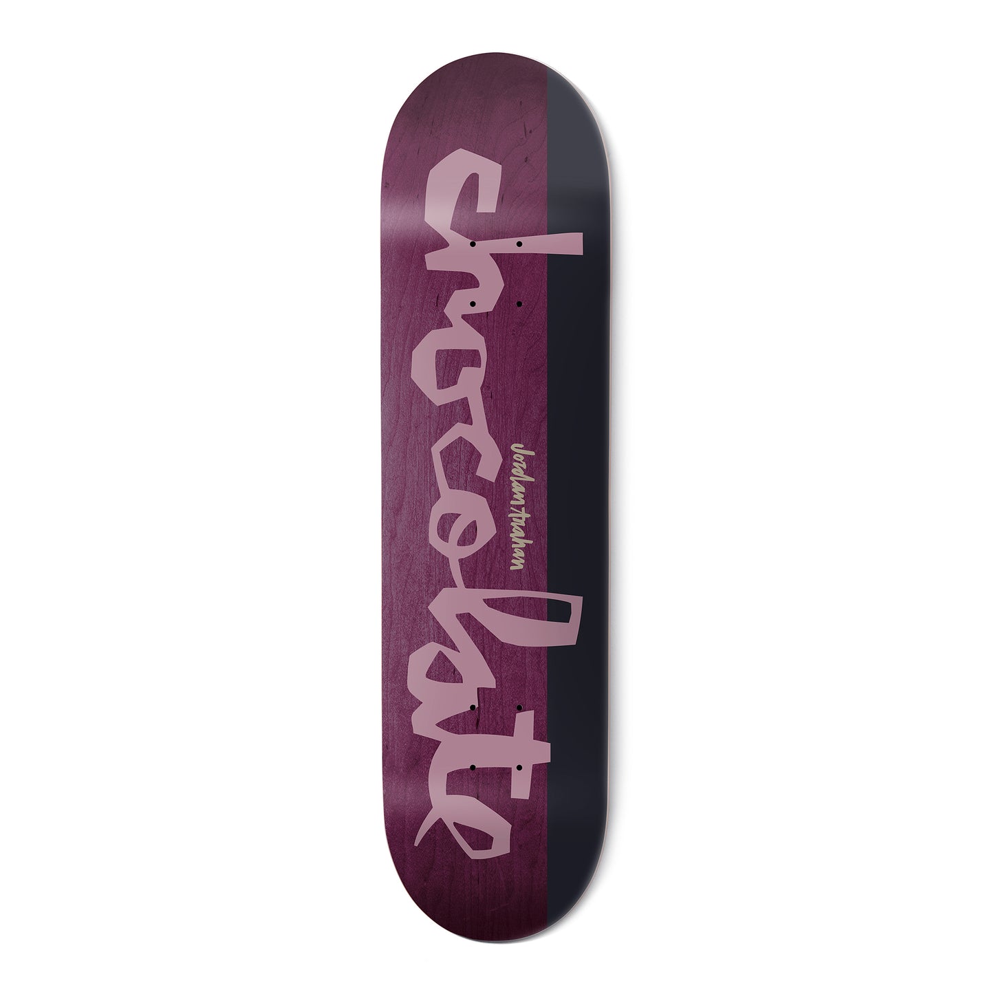 Chocolate - 8.25" Original Chunk W46D3 Jordan Trahan Twin Tip Deck - Purple - Prime Delux Store