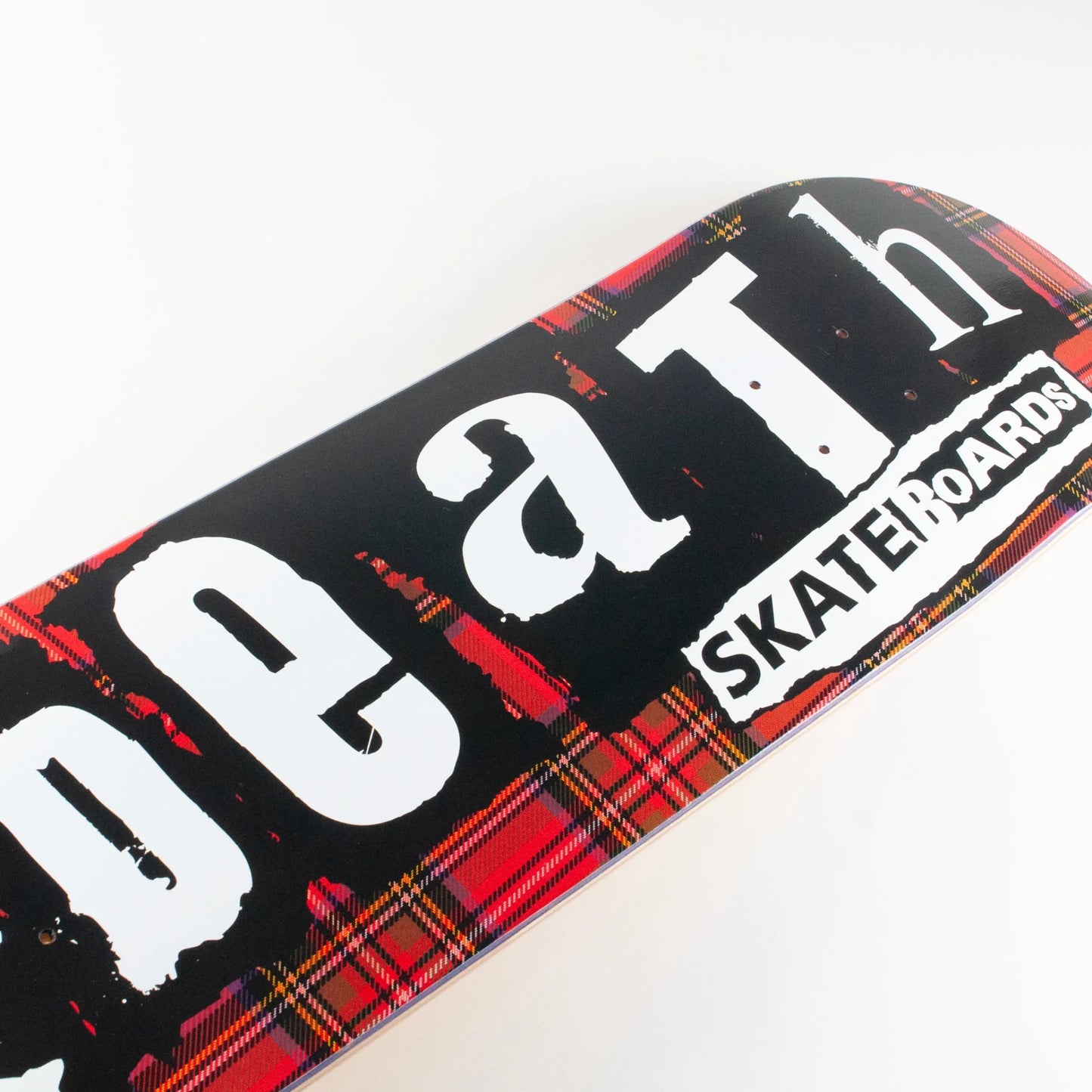 Death 8.25" Punk Tartan Deck - Multi - Prime Delux Store
