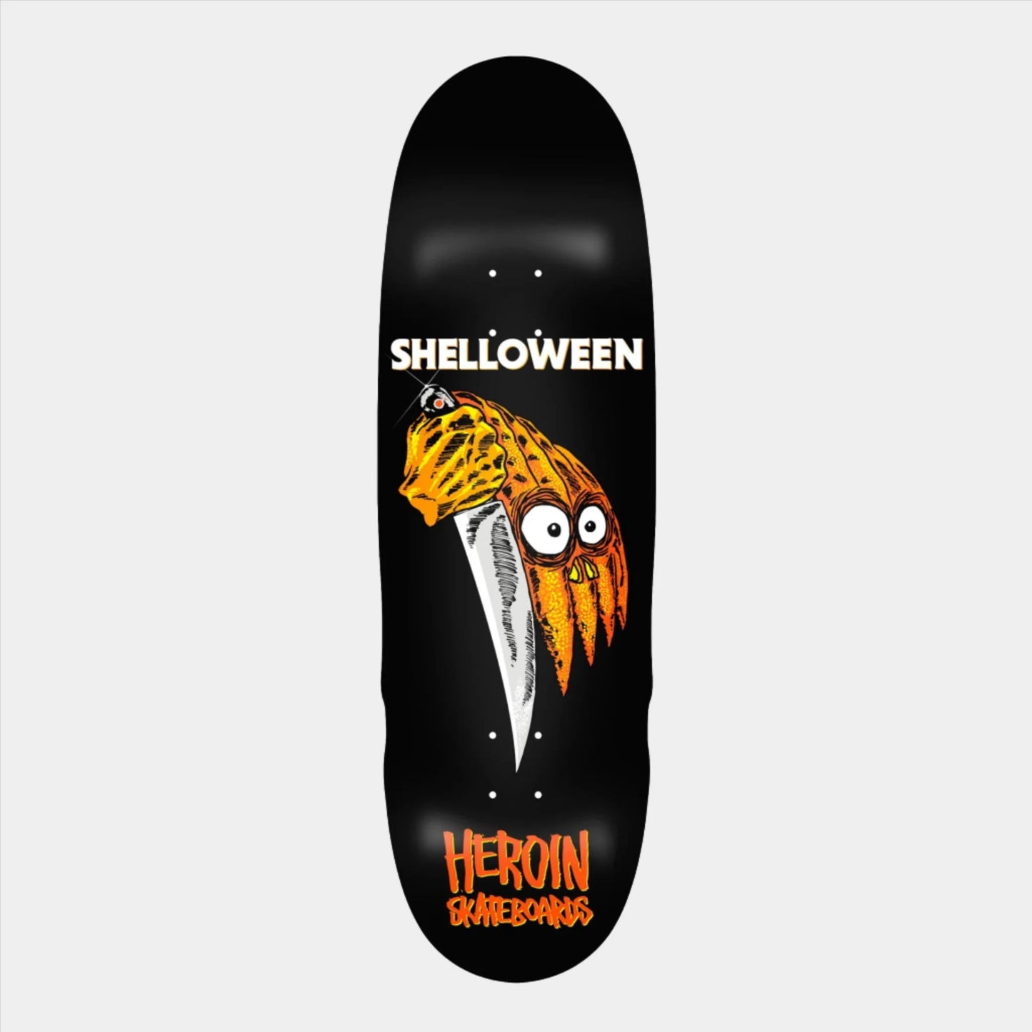 Heroin - 9.625" Shelloween Deck - Black - Prime Delux Store