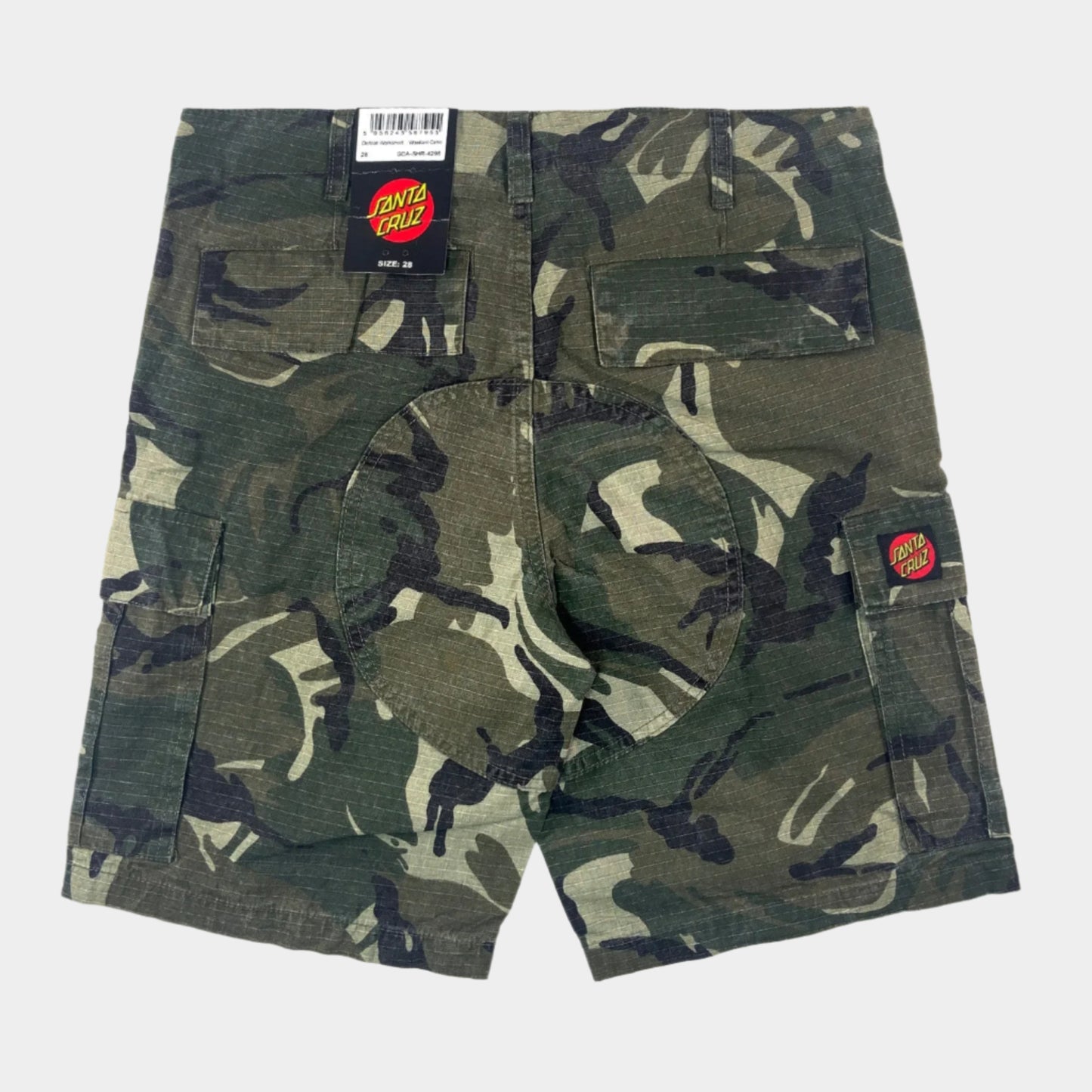 Santa Cruz Shorts Defeat Walkshort Short - Woodland Camo - Prime Delux Store