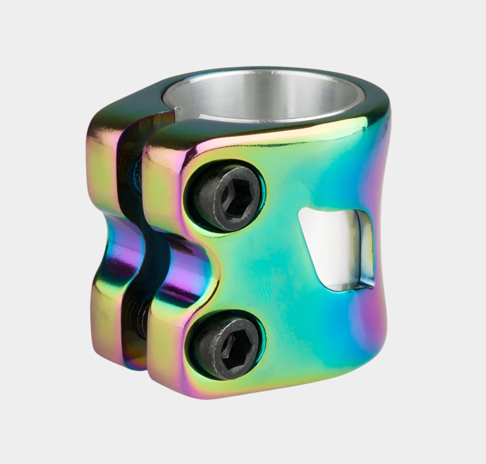 Blazer Pro Clamp Altus 2 Bolt OS With Shim - Neo Chrome - Prime Delux Store