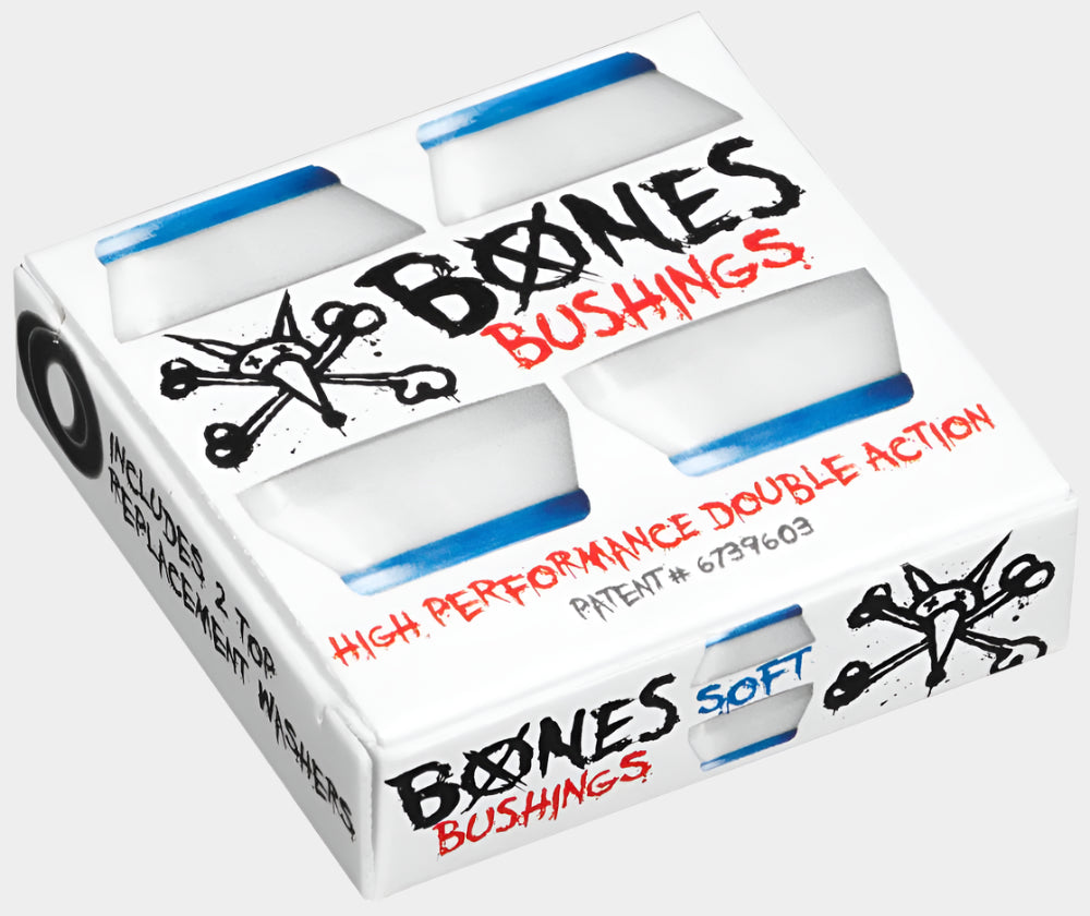 Bones Hardcore Bushings Soft 81 - Blue / White - Prime Delux Store