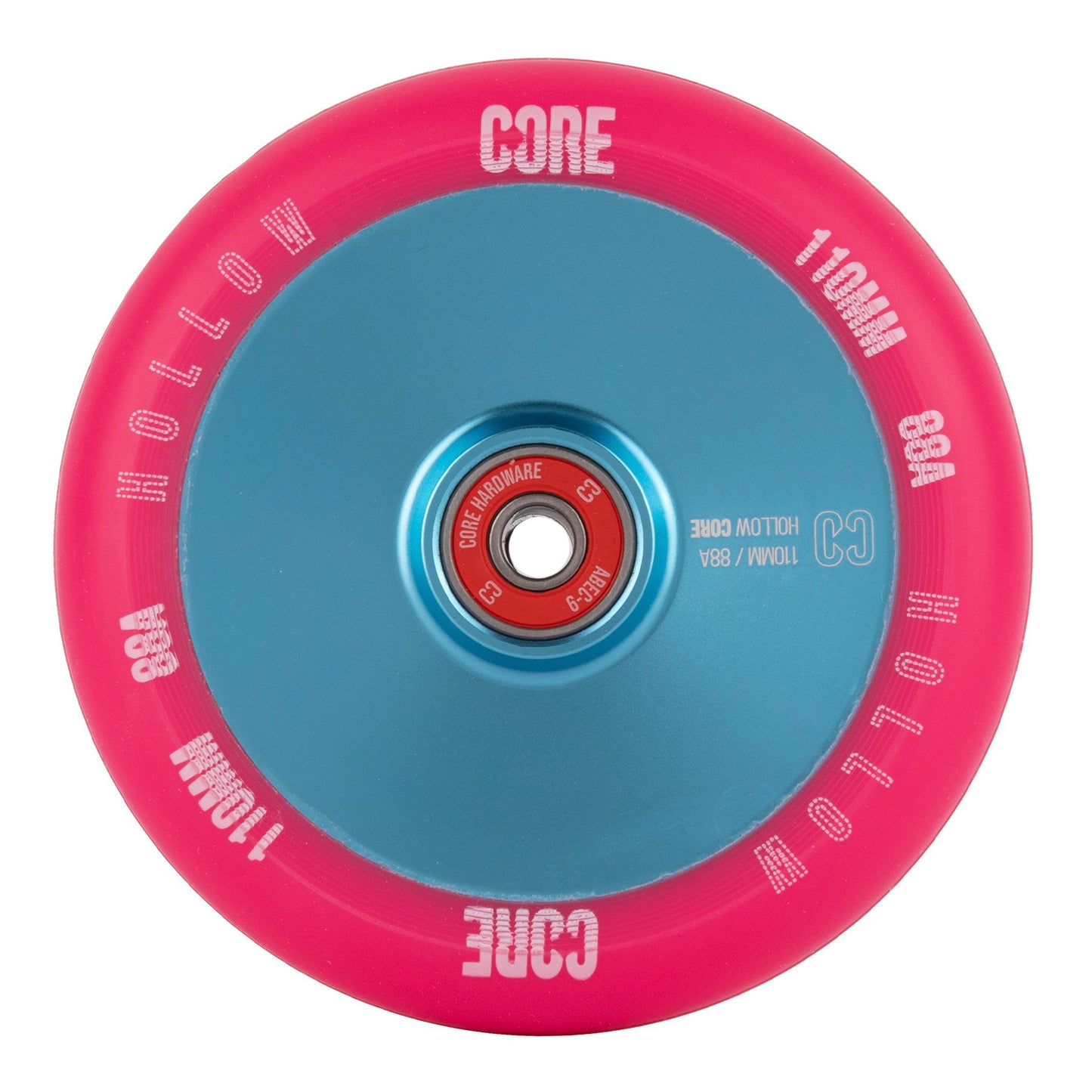 CORE Hollow Stunt Scooter Wheel V2 110mm - Pink / Blue - Prime Delux Store