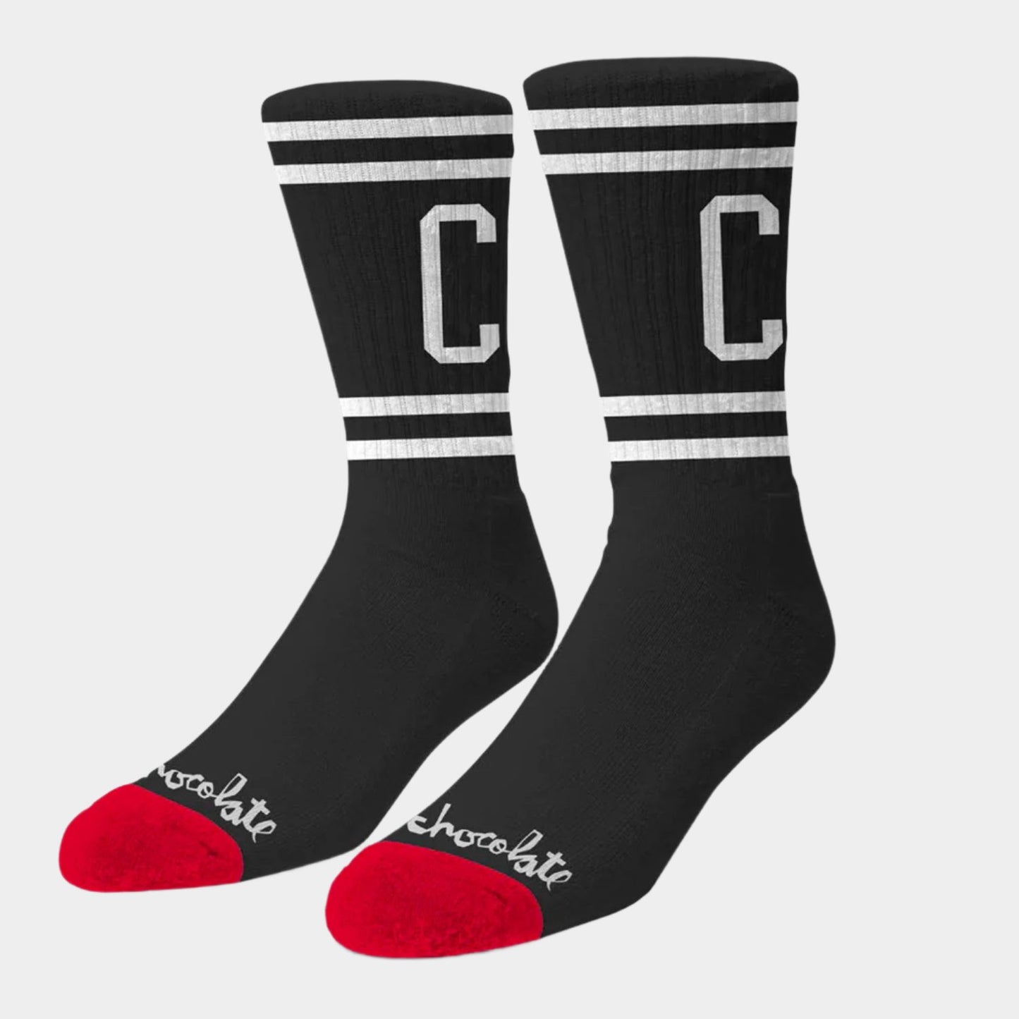 Chocolate - Athletic C Socks - Black - Prime Delux Store