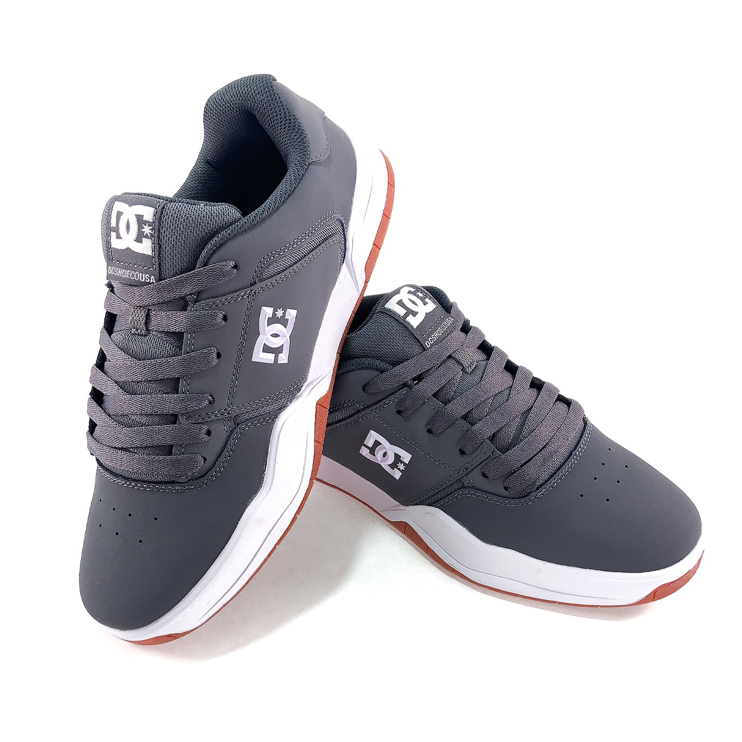 DC Central Shoes - Grey / White / Gum - Prime Delux Store