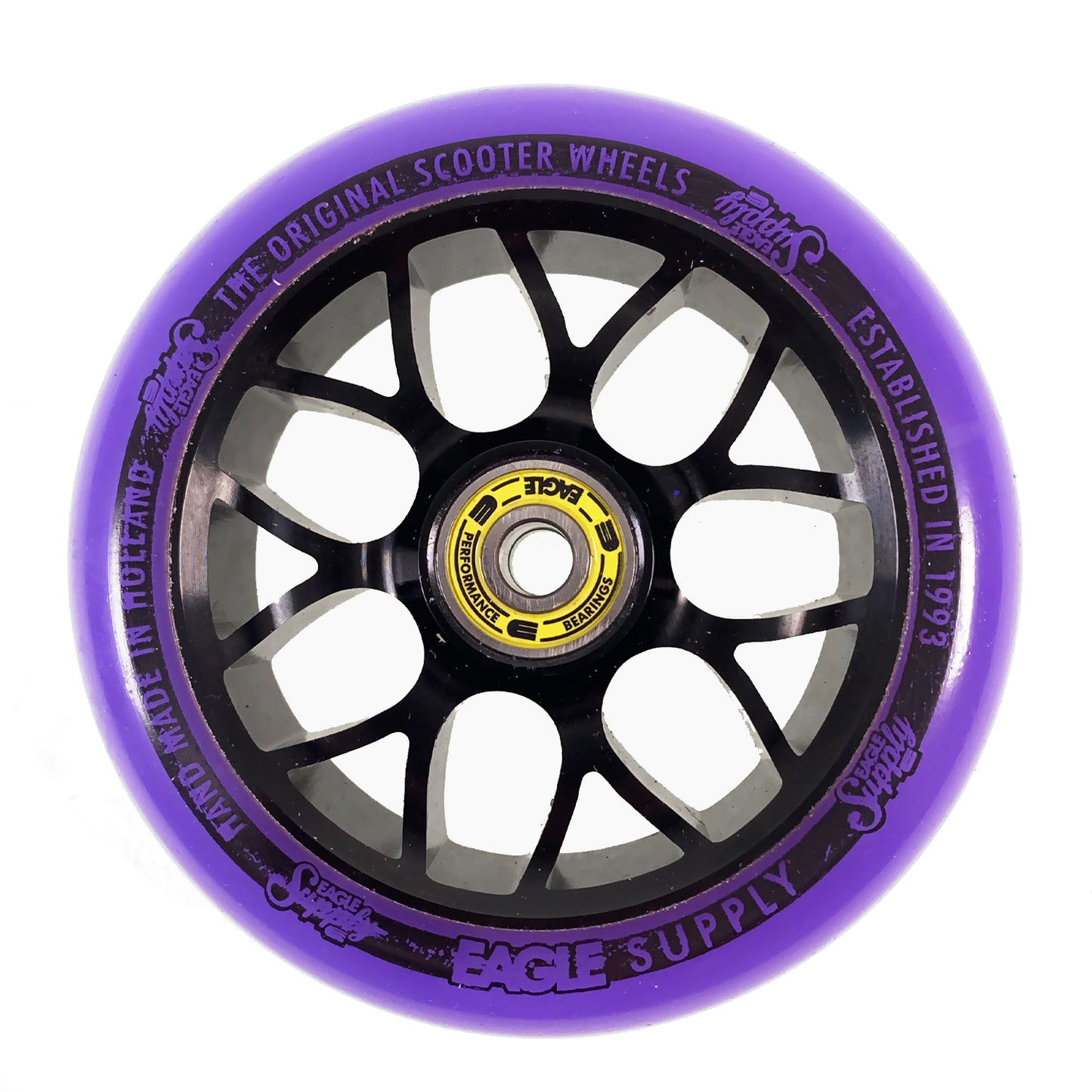 Eagle Supply Wheel Standard X6 Core 110 MM - Black / Purple - Prime Delux Store