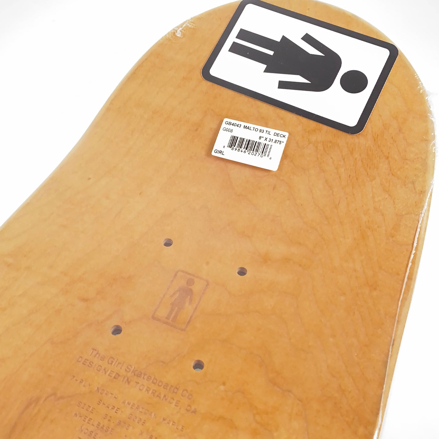 Girl - 8" - 93 Til W40 V2 Sean Malto Deck - Prime Delux Store