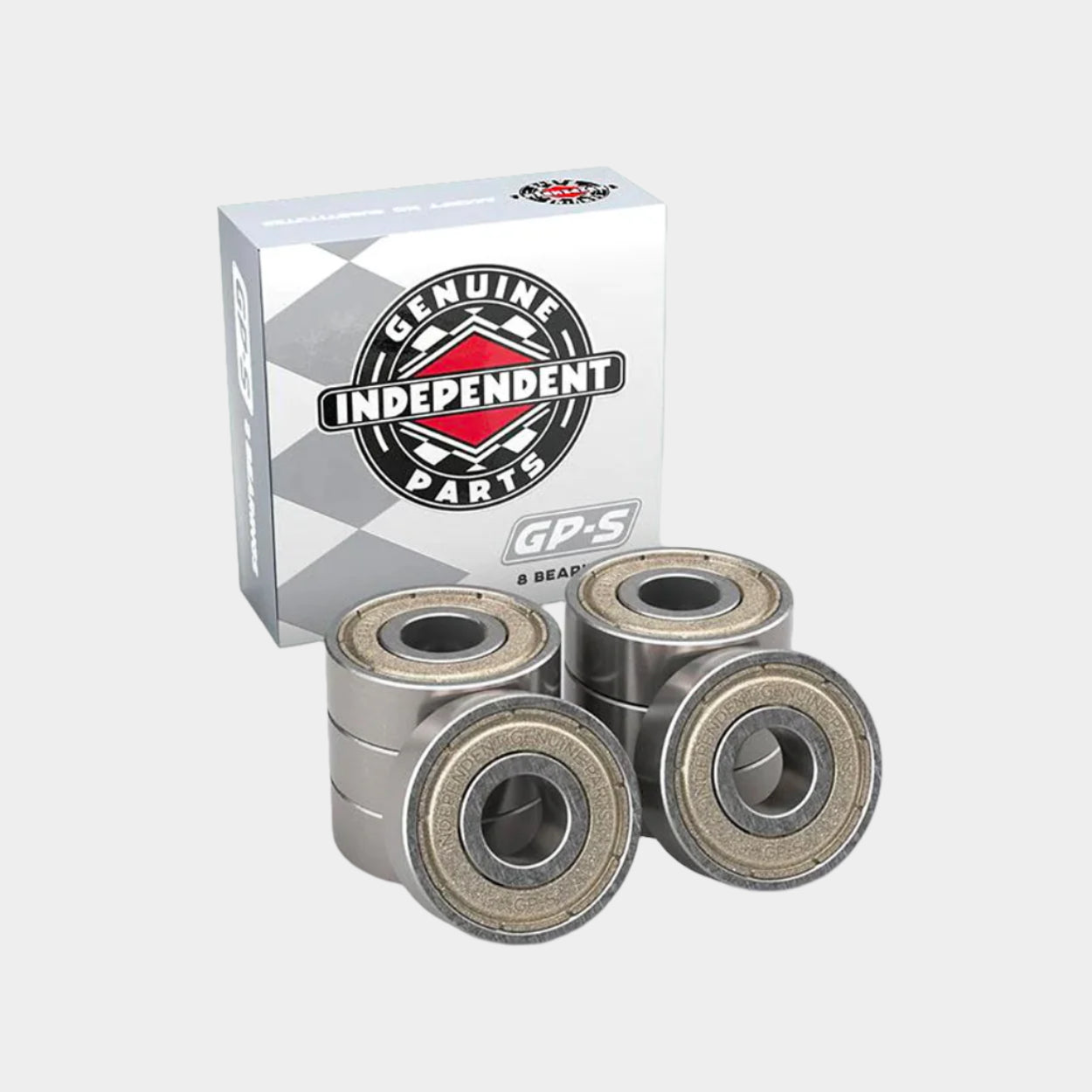Independent Bearings Genuine Parts Bearing GP-S 8 MM -Silver - Prime Delux Store
