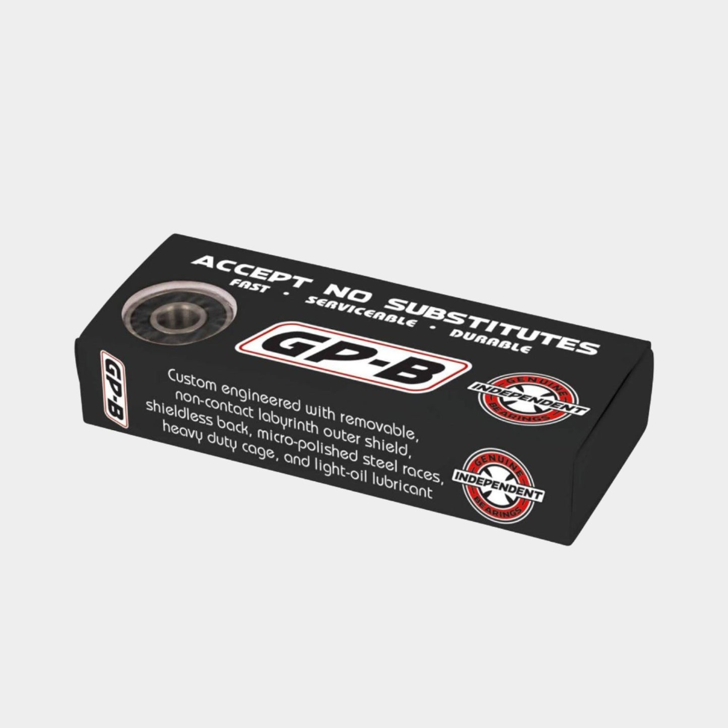 Independent Bearings Genuine Parts Bearing GP-B 8 MM - Black - Prime Delux Store