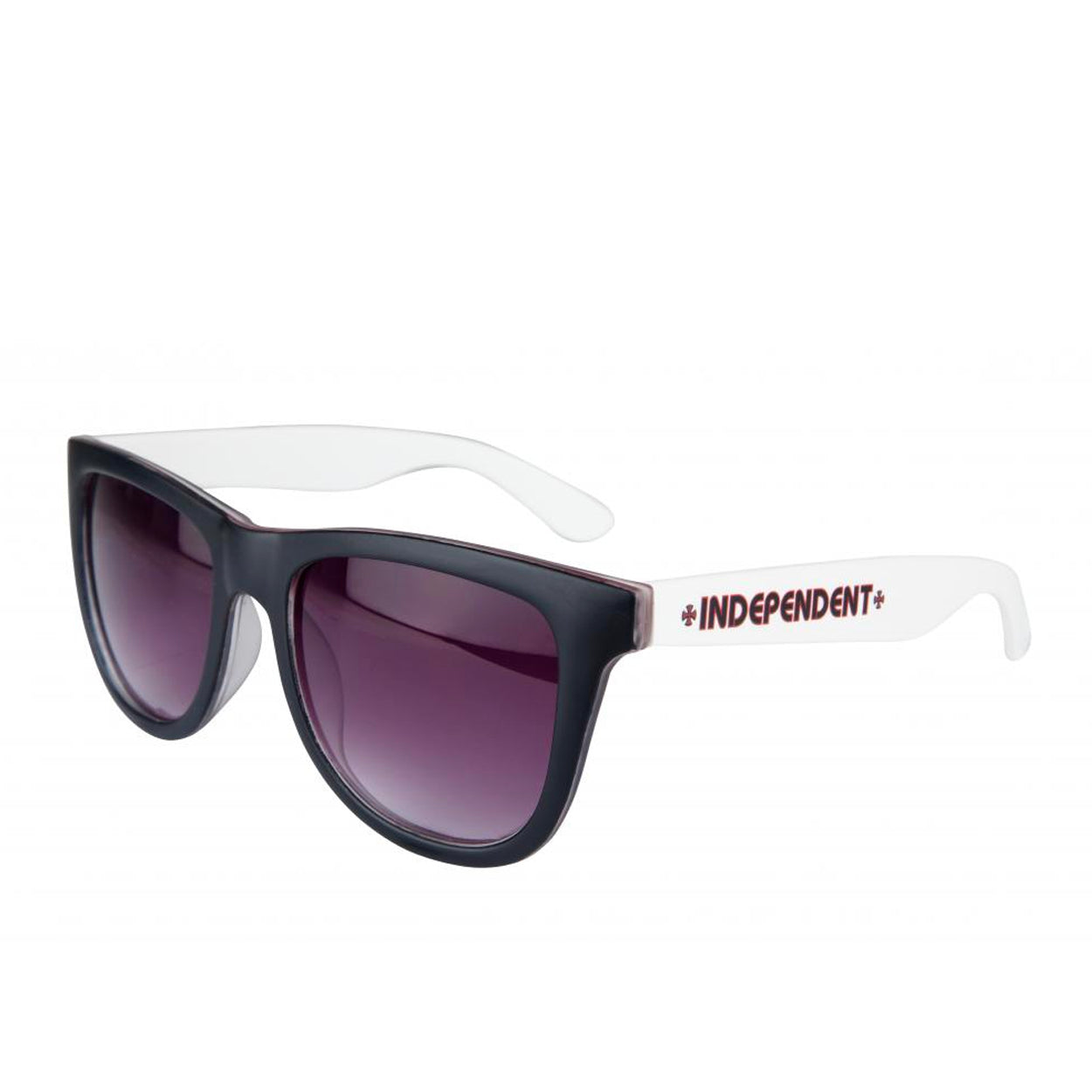 Independent Bar/Cross Sunglasses - Black / White - Prime Delux Store