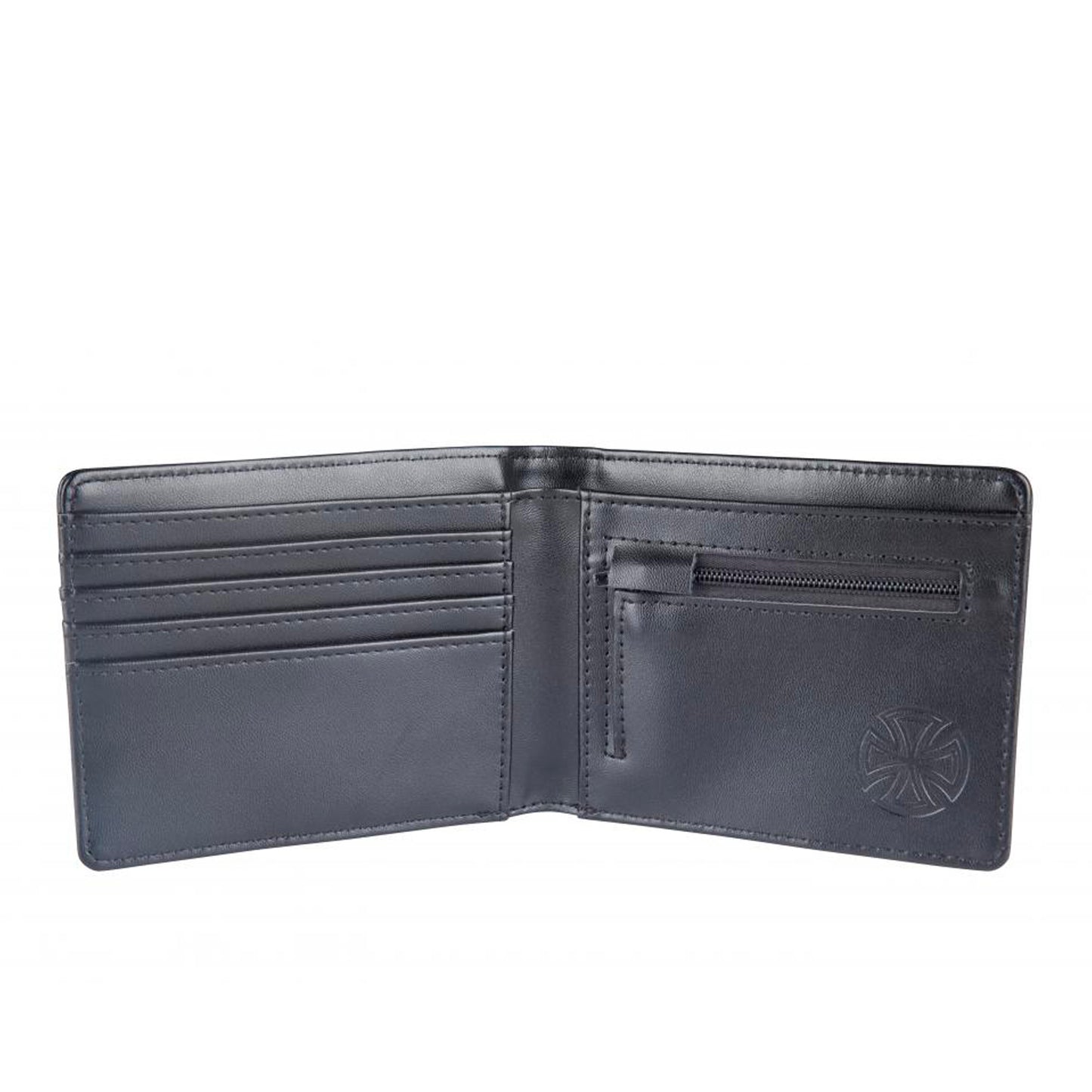 Independent Bar/Cross Wallet - Black Emboss - Prime Delux Store