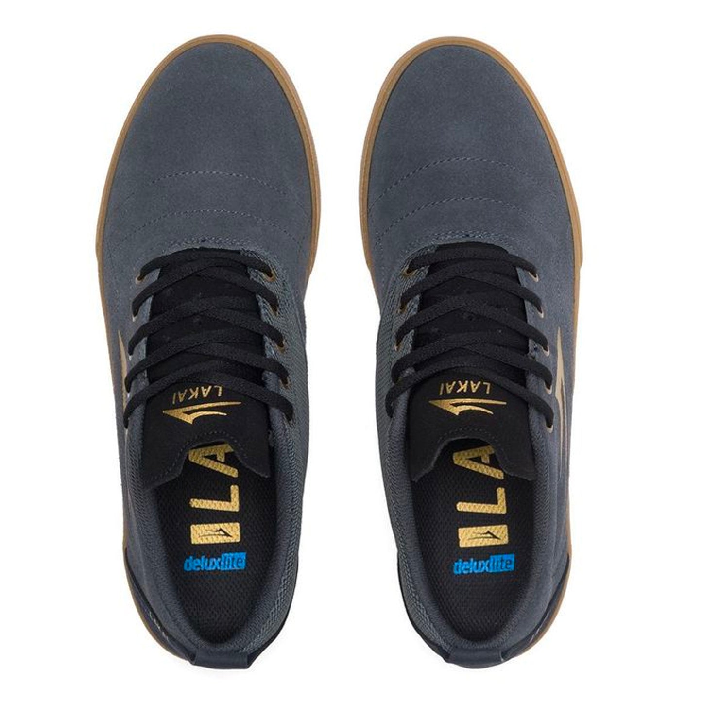 Lakai Bristol Suede - Charcoal / Gold - Prime Delux Store