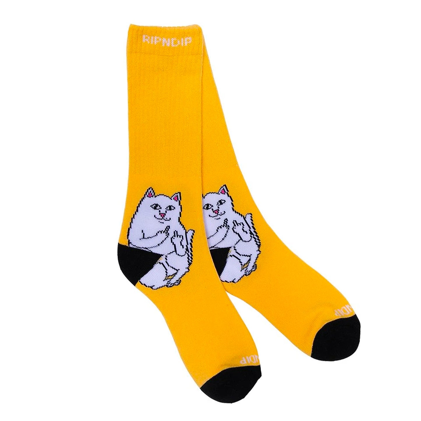 RIPNDIP Lord Nermal Socks - Gold - Prime Delux Store