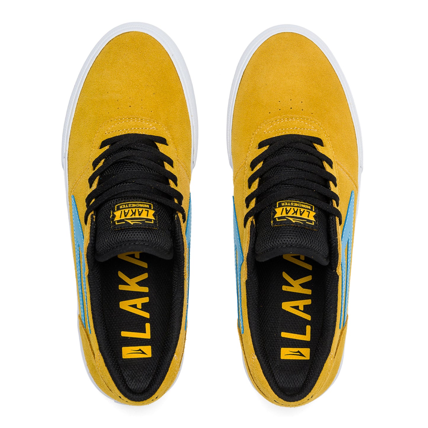 Lakai Manchester Suede - Yellow / Cyan - Prime Delux Store