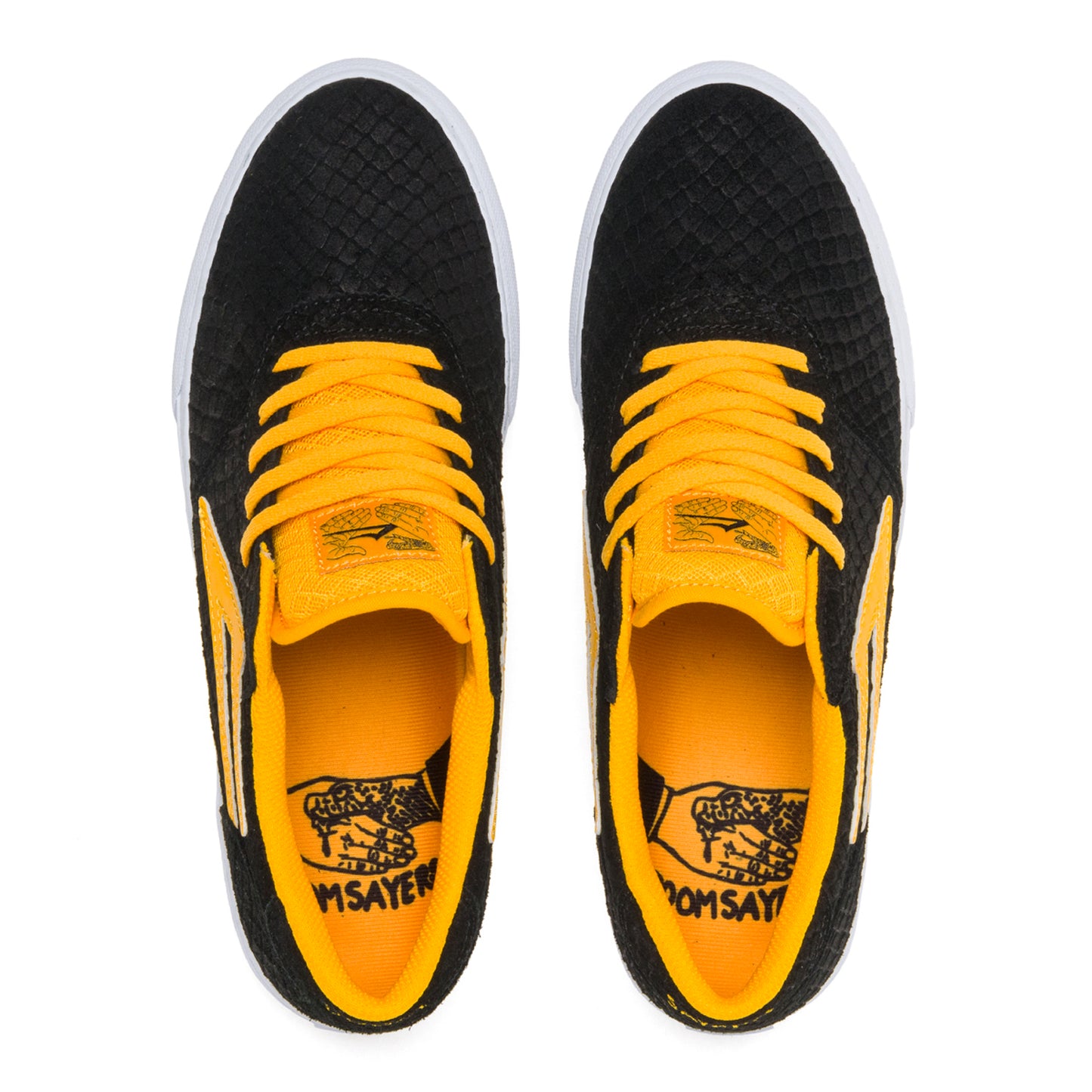 Lakai Doomsayers Manchester - Black / Gold Suede - Prime Delux Store