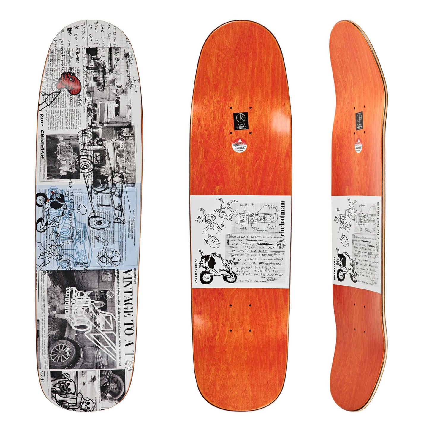 Polar - 8.625" - Ron Chatman Model T P9 Deck - Prime Delux Store