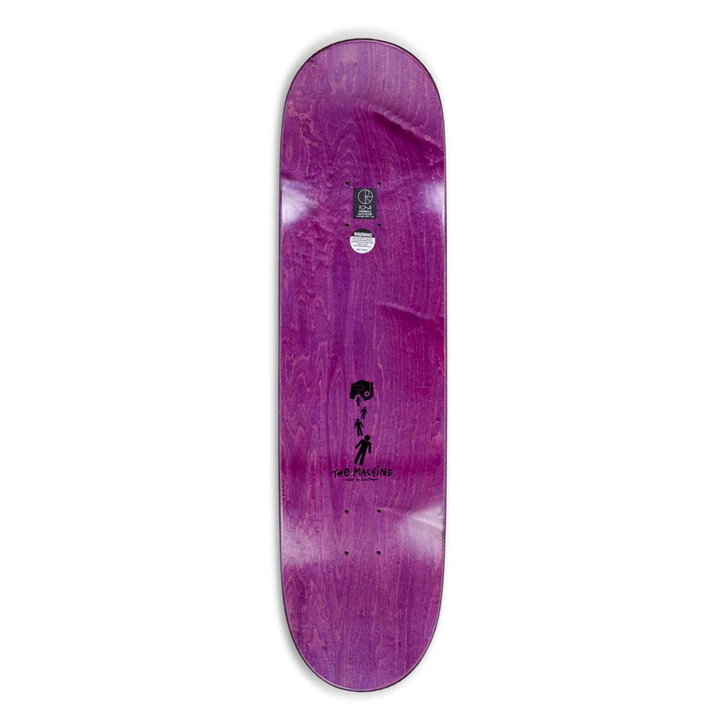Polar - 8.5" - Nick Boserio - The Machine Deck - Purple Stain - Prime Delux Store