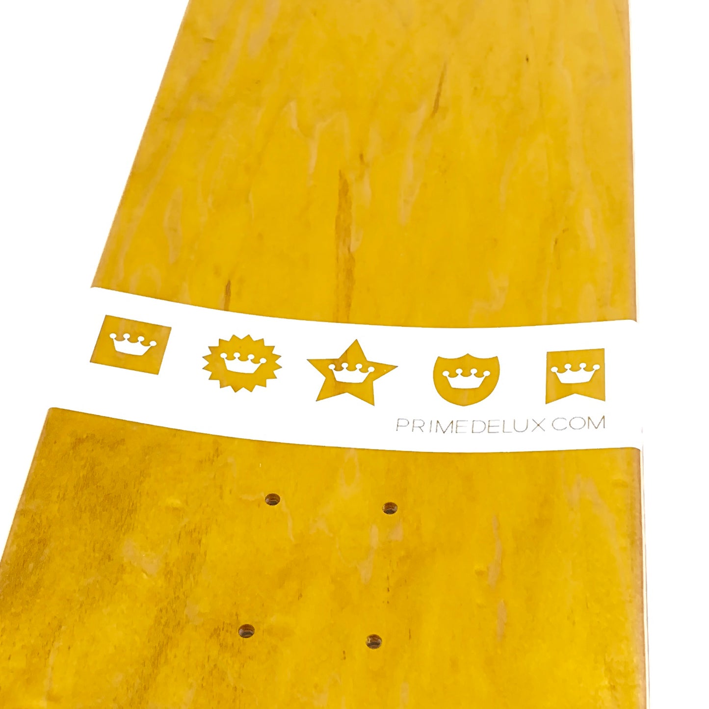 Prime Delux - 8.375" - O.G Invert Deck - White / Orange - Prime Delux Store