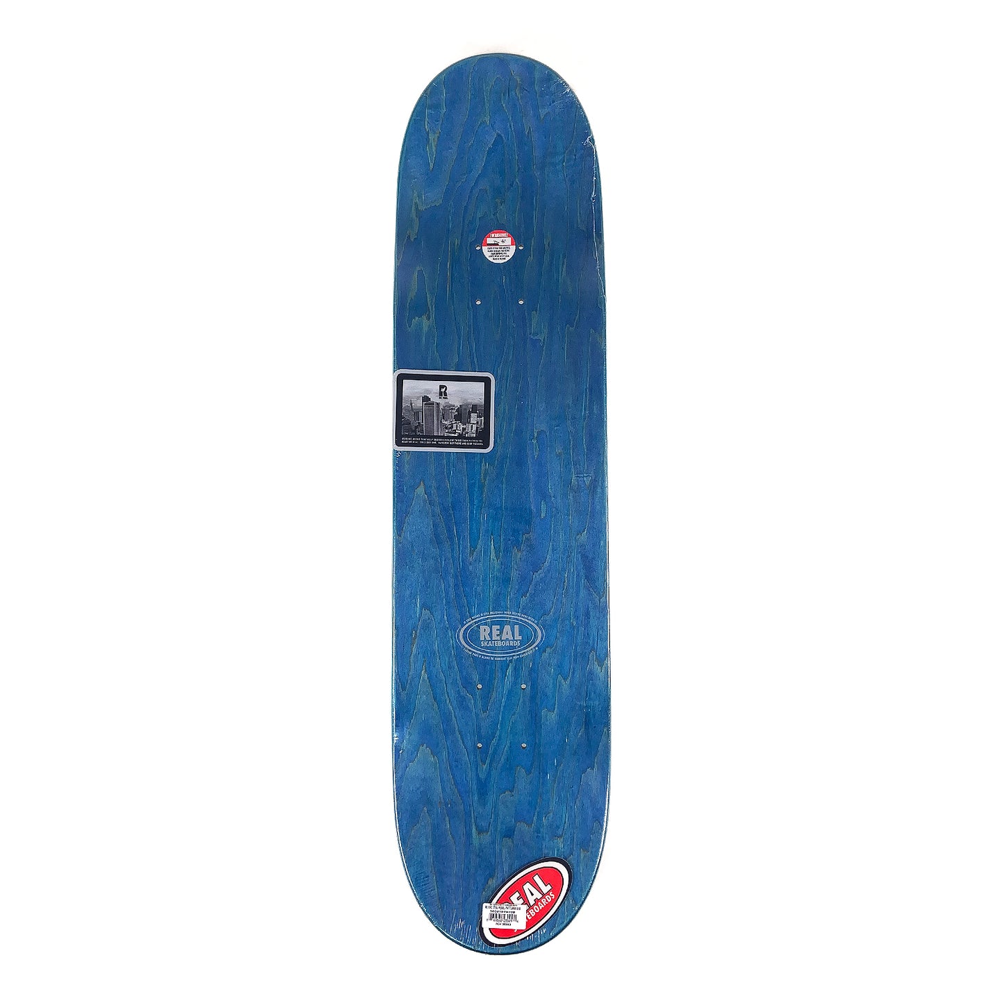 Real - 8.06" - Team Oval Pearl Patterns Deck - Blue Stain - Prime Delux Store