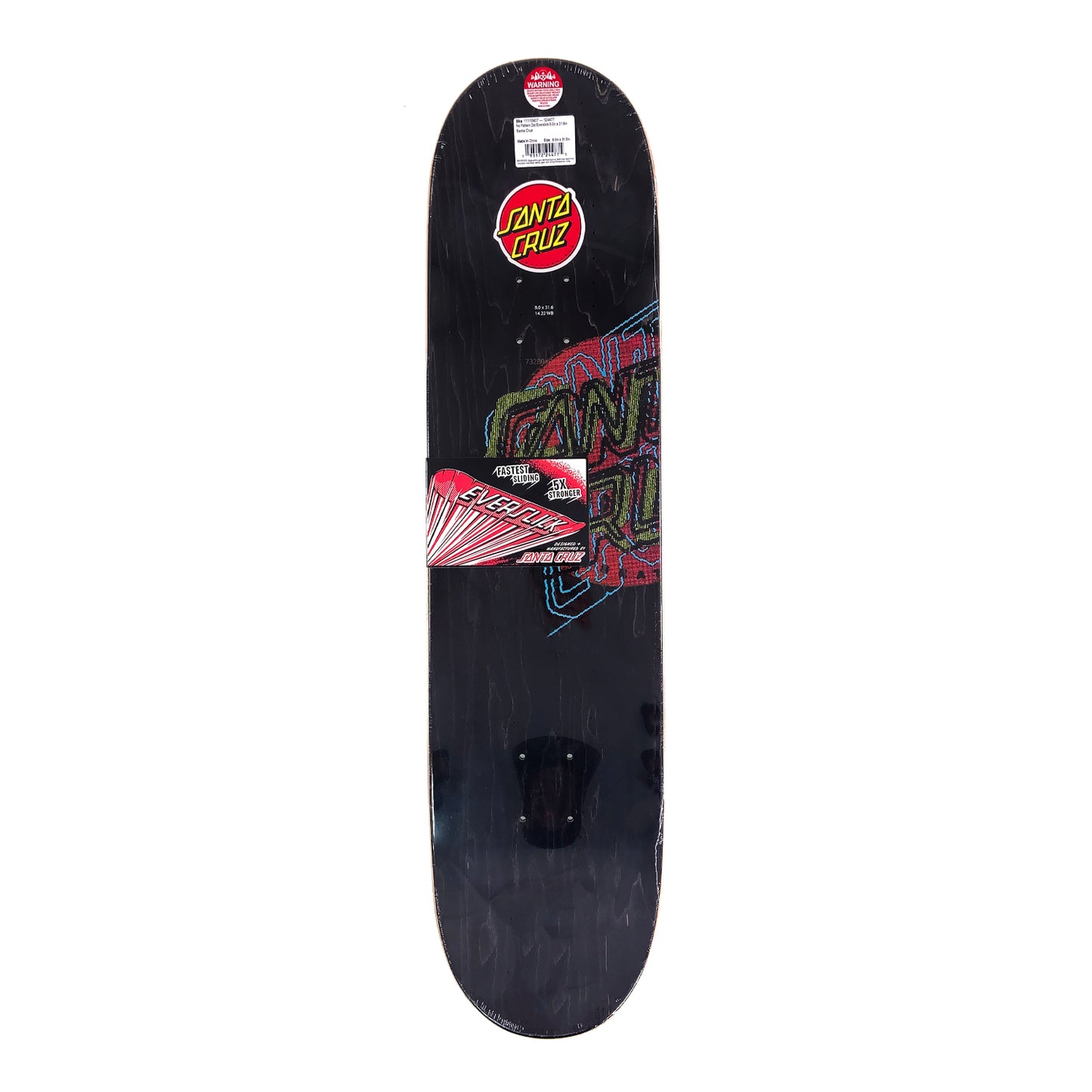 Santa Cruz - 8" Deck - Everslick Deck No Pattern Dot - Multi - Prime Delux Store