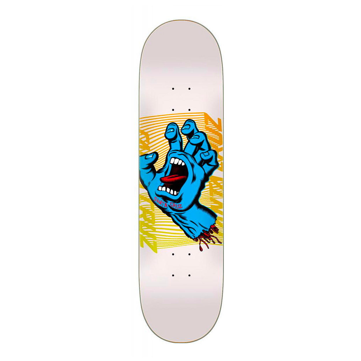 Santa Cruz - 8.25" - Split Hand Birch Deck - White - Prime Delux Store