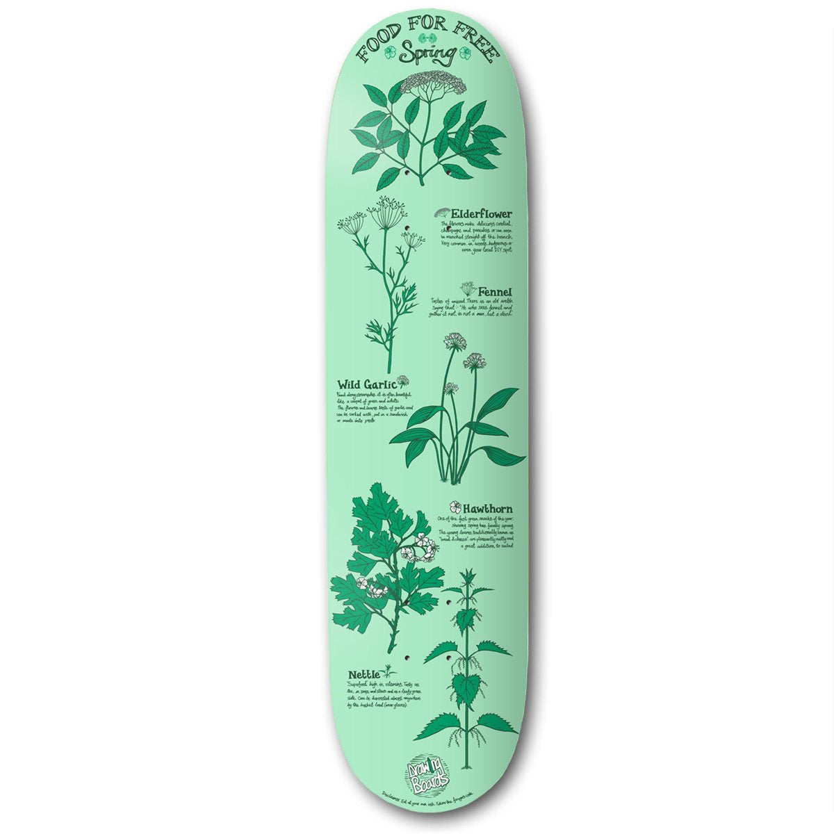 The Drawing Boards - 8.25" - Food for Free - Spring Deck - Prime Delux Store