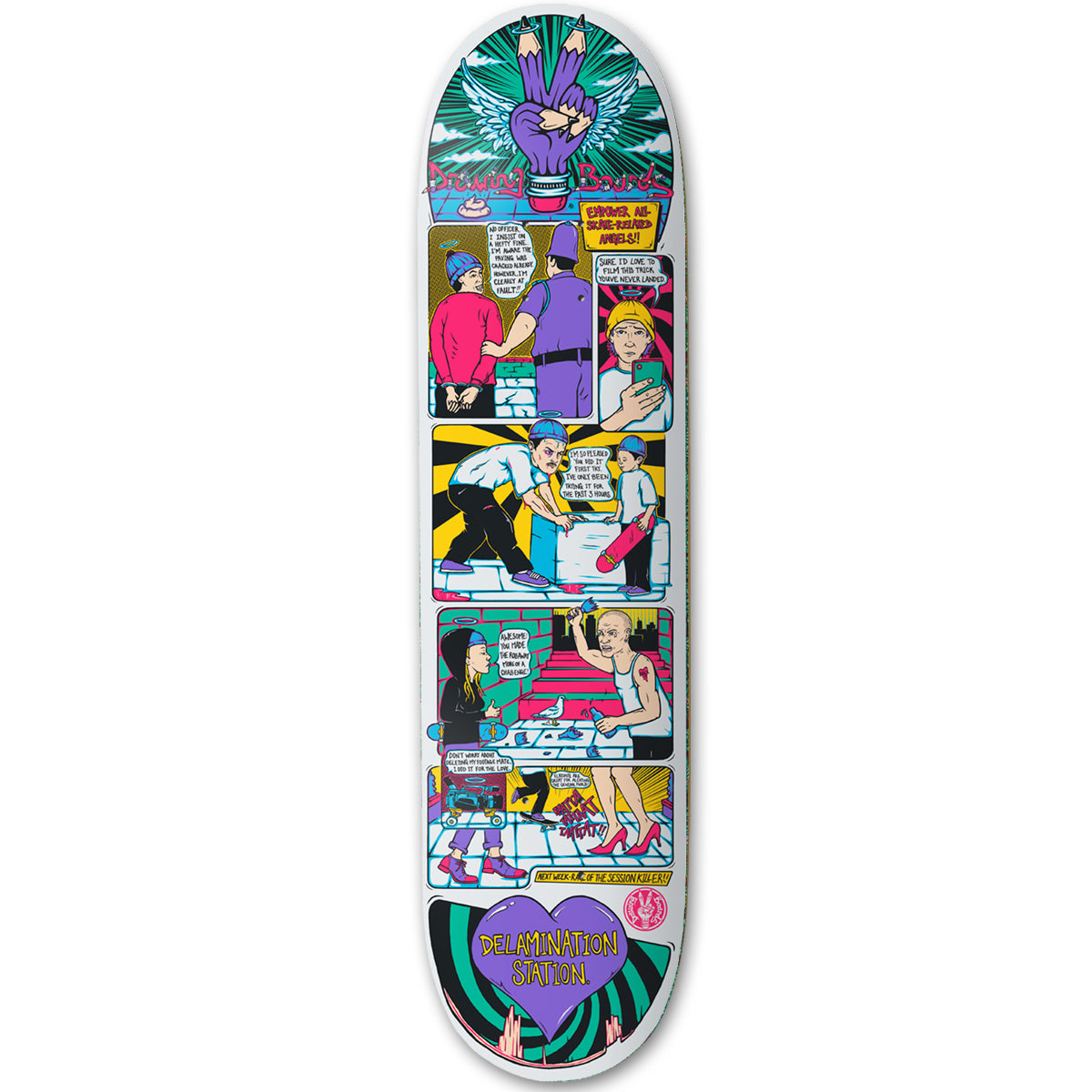 The Drawing Boards - 8.5" - Empower Your Skate-Related Angels Deck - Prime Delux Store
