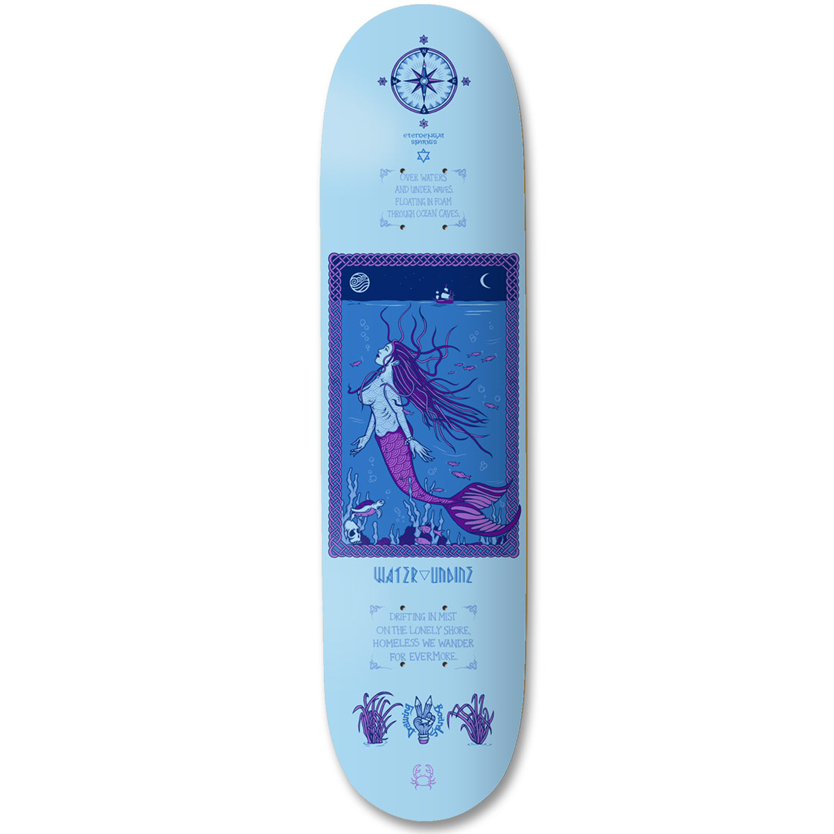 The Drawing Boards - 8.0" - Elemental Spirits - Water Undine Deck - Prime Delux Store