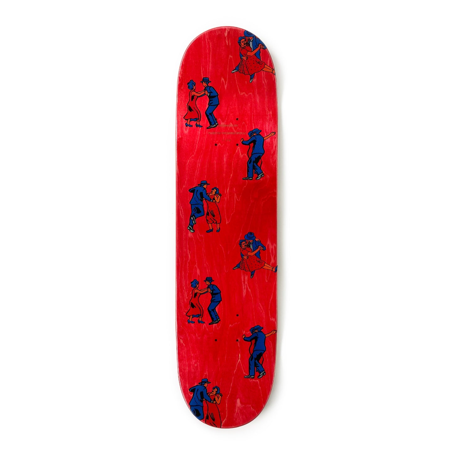 Skateboard Cafe Dance All Over Deck Red - 7.75" - Prime Delux Store