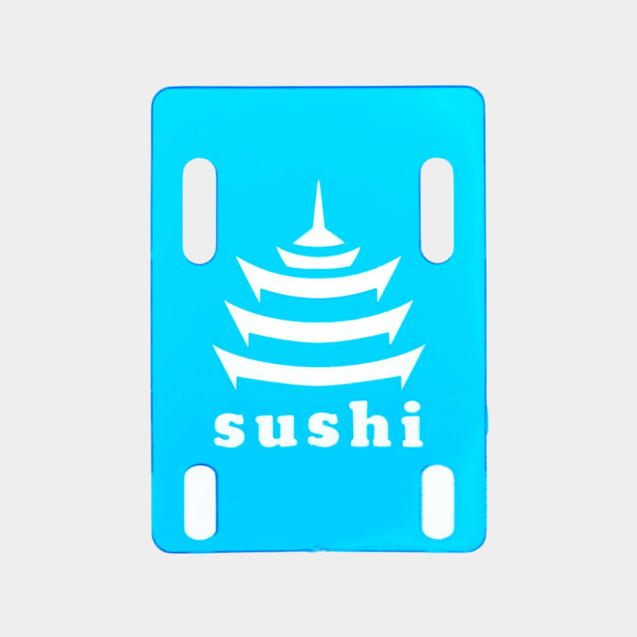 Sushi Pagoda Risers 1/8" (Pack of 2) - Clear Blue - Prime Delux Store