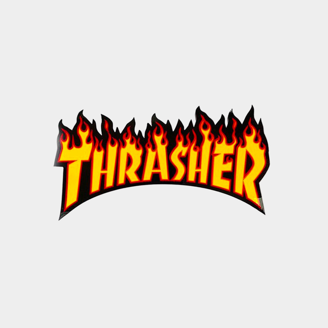 Thrasher Flame Logo Sticker - Assorted - Prime Delux Store