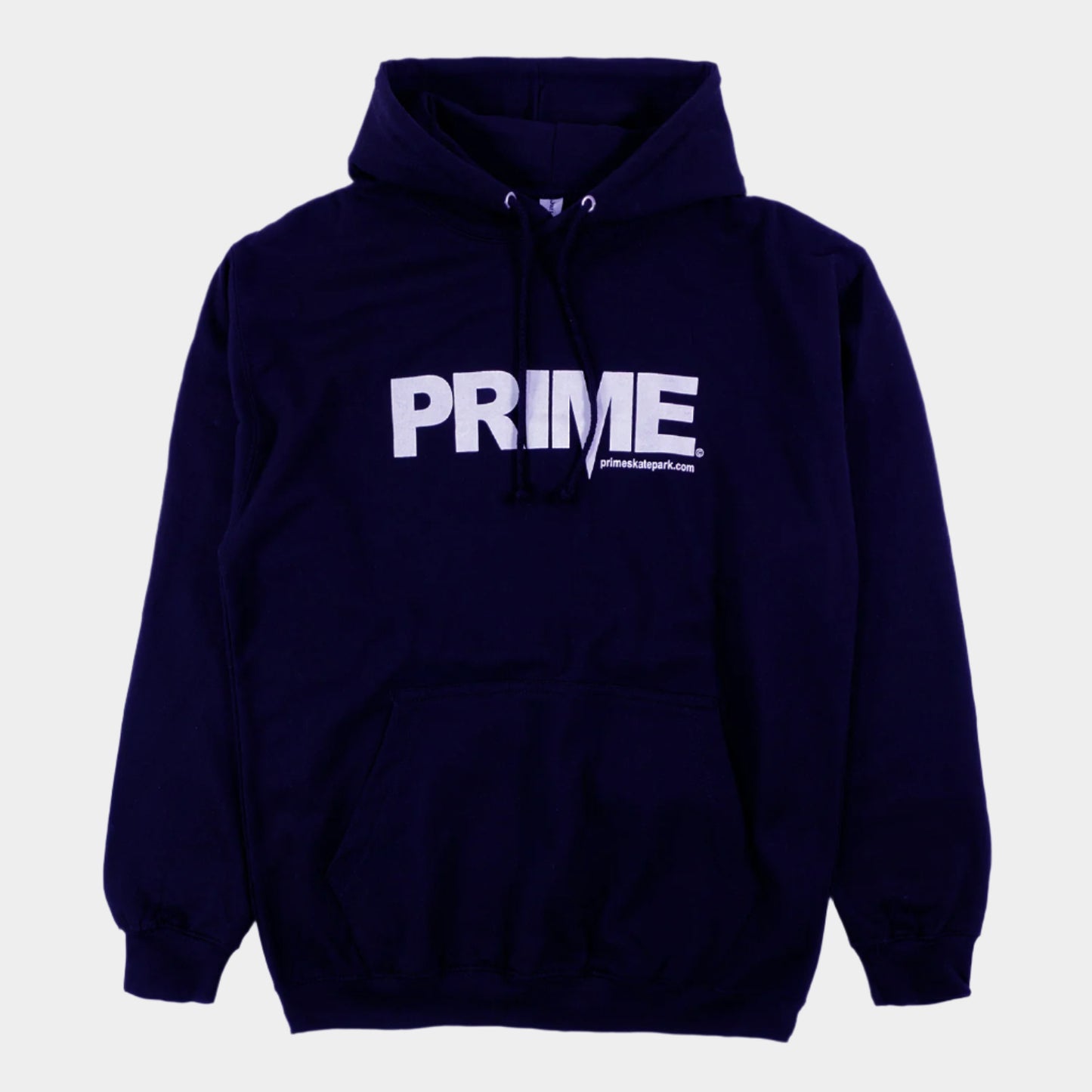 Prime Delux OG Logo Hooded Sweat - Navy / White - Prime Delux Store