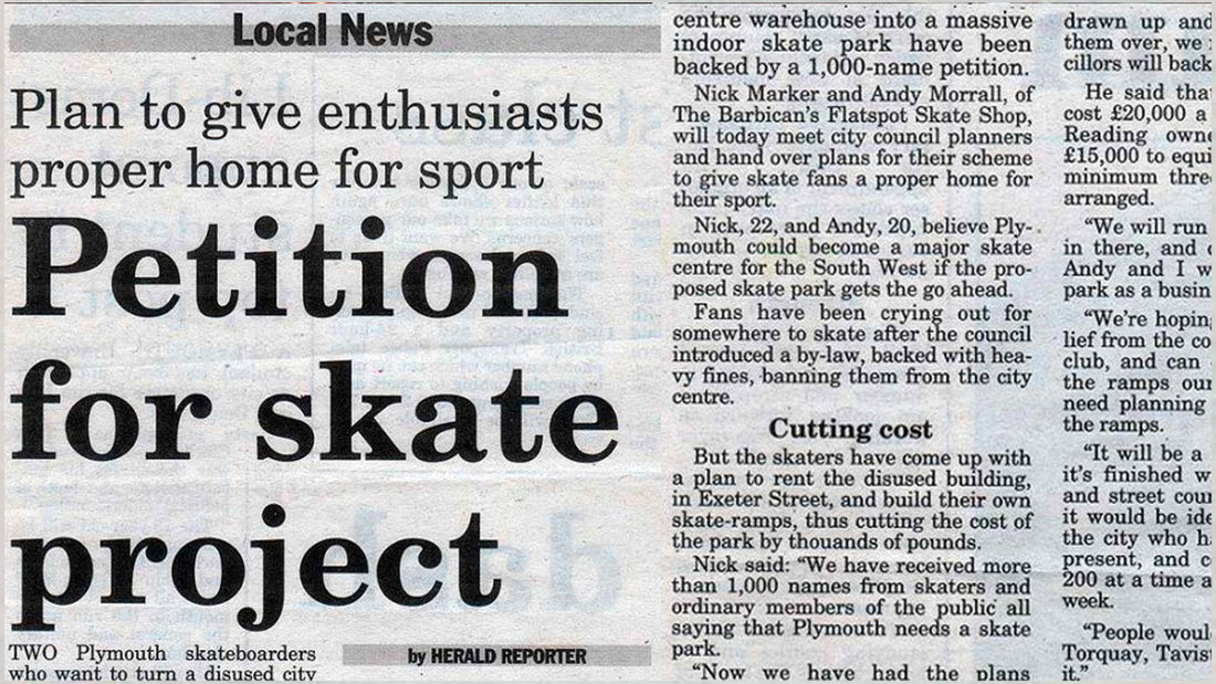 Indoor Skatepark Plans 1997